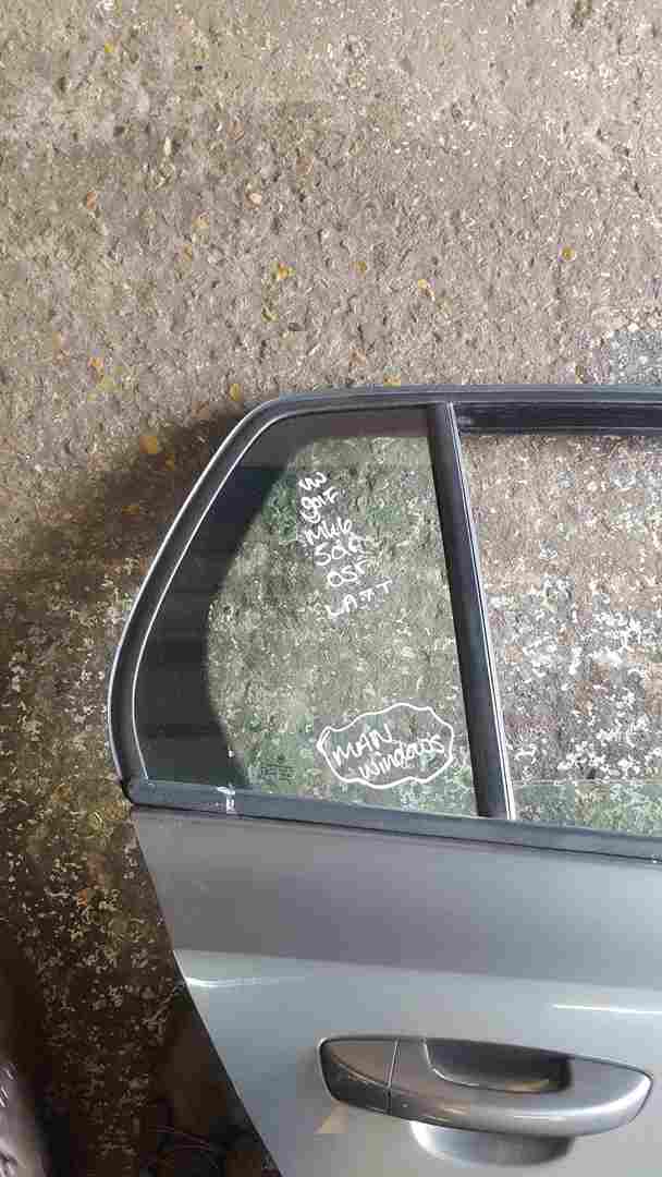 Volkswagen Golf MK6 2009-2012 Drivers OSR Rear Door Grey LA7T Manual Windows