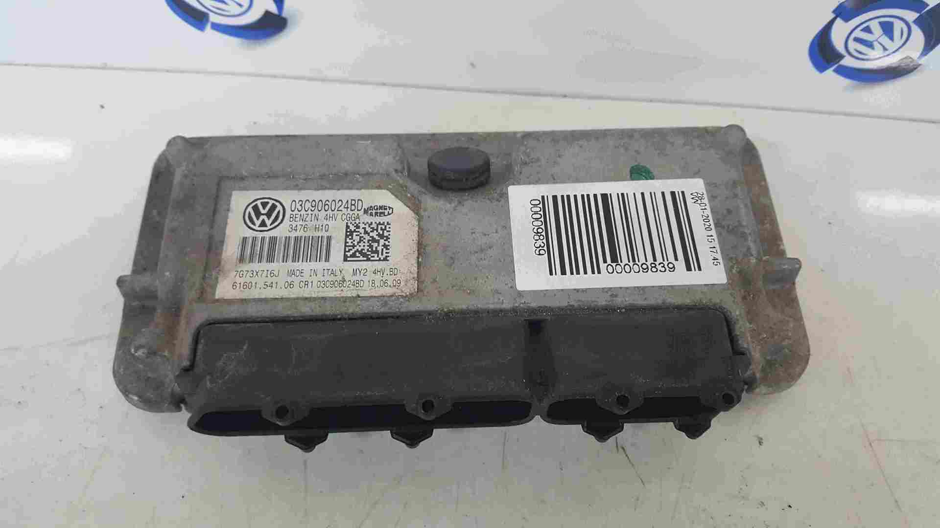 Volkswagen Golf MK6 2009-2012 Engine Control Unit ECU 03C906024BD