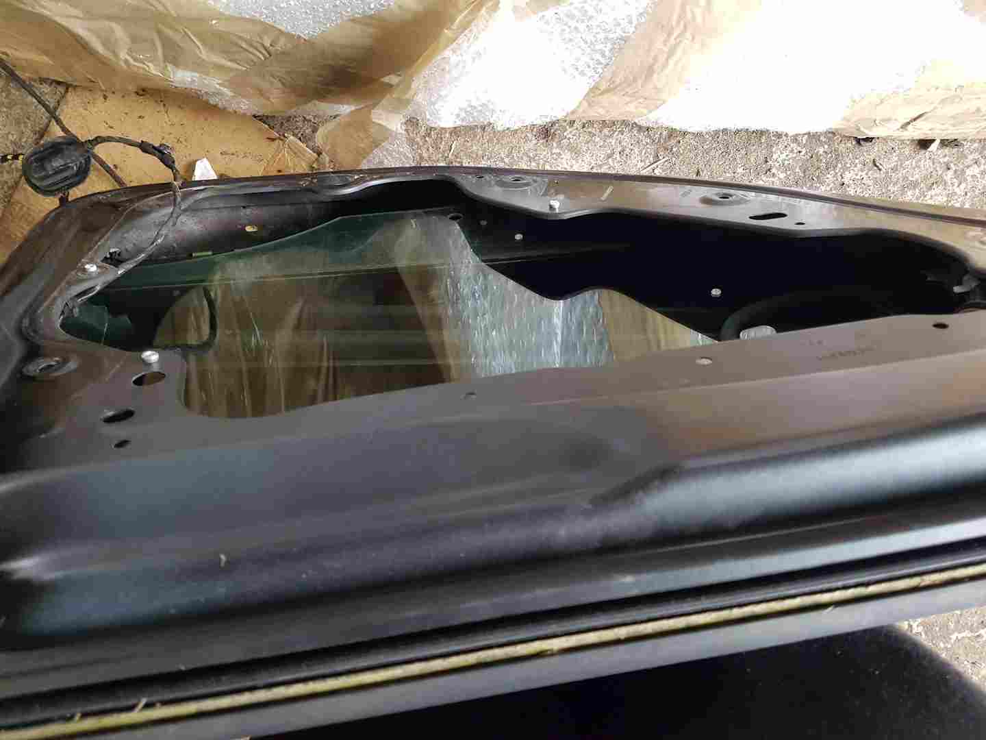 Volkswagen Golf MK6 2009-2012 Passenger NSR Rear Door Black Lc9x