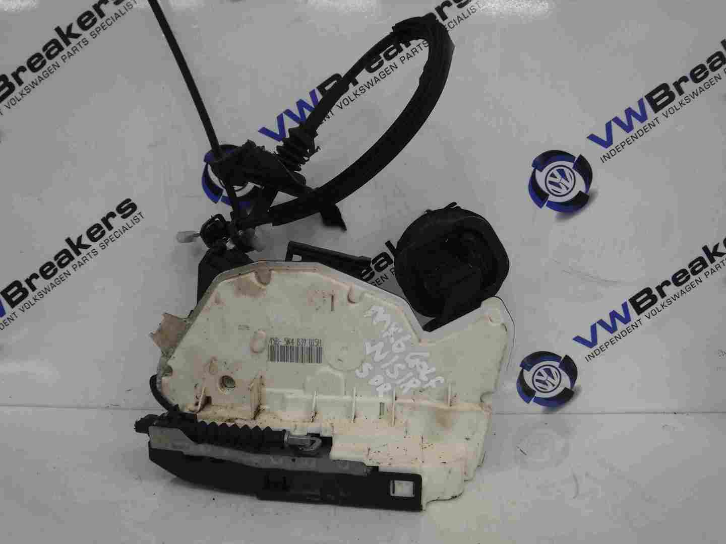 Volkswagen Golf MK6 2009-2012 Passenger NSR Rear Door Lock Mechanism 5K4839015m