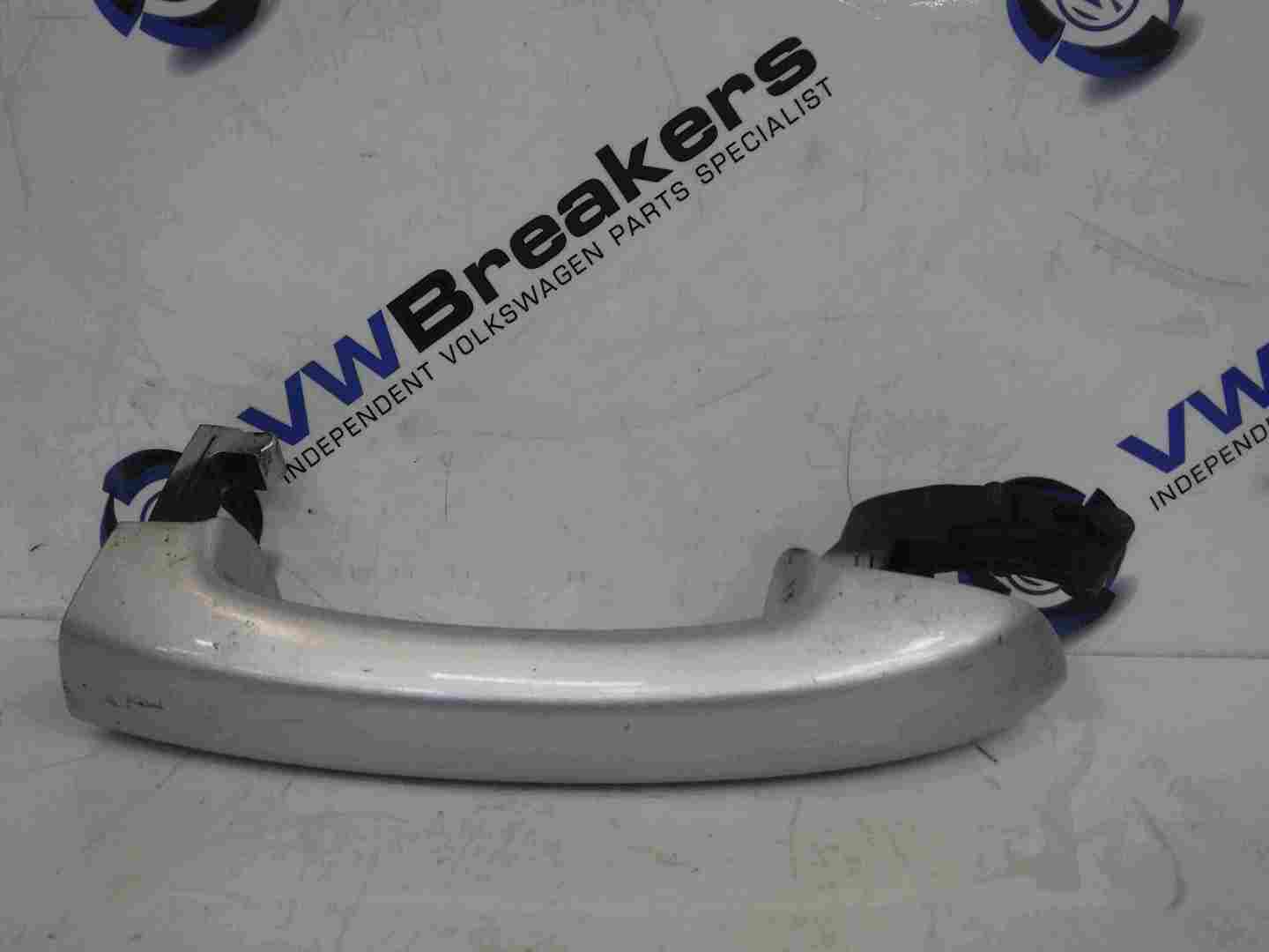 Volkswagen Golf MK6 2009-2012 Passenger NSR Rear Exterior Door Handle Silver