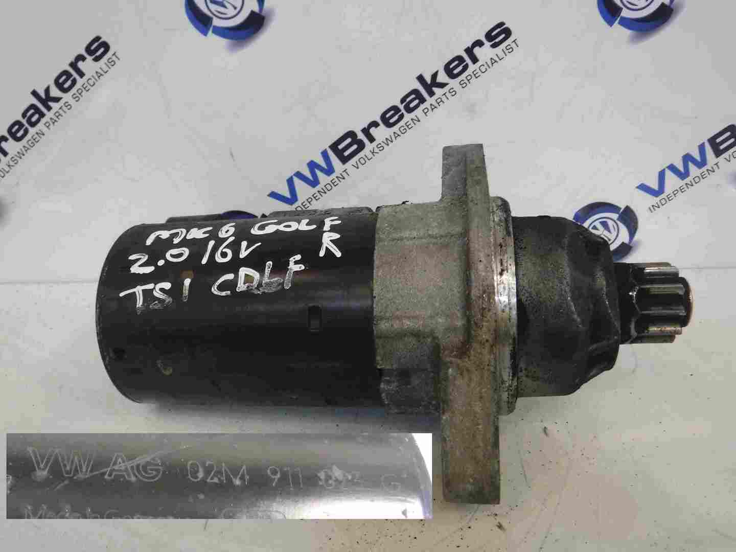 Volkswagen Golf MK6 2009-2012 R Line Sport 2.0 16v Starter Motor 02M911023G