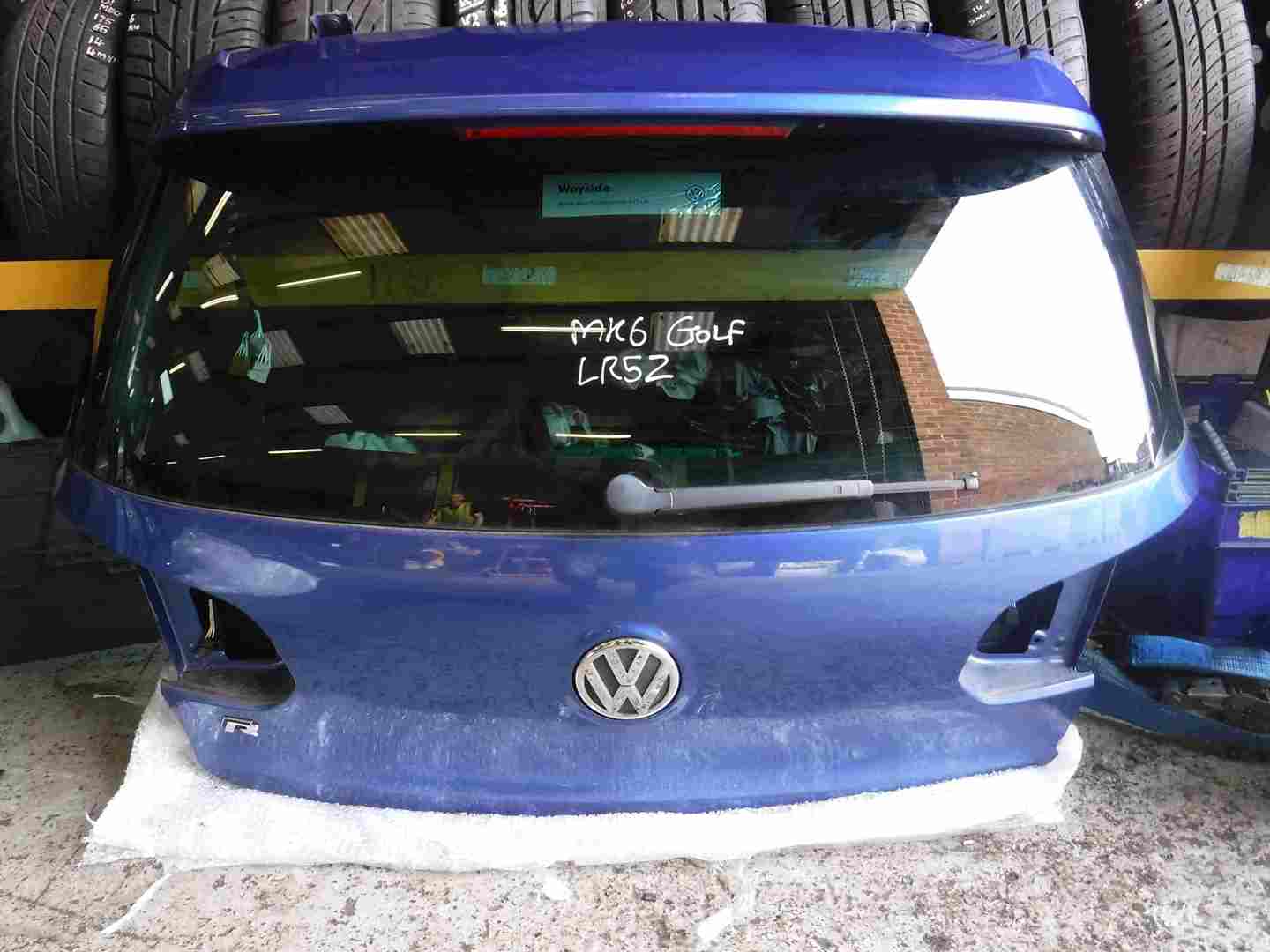 Volkswagen Golf MK6 2009-2012 R Line Sport Rear Boot Tailgate Blue LR5Z