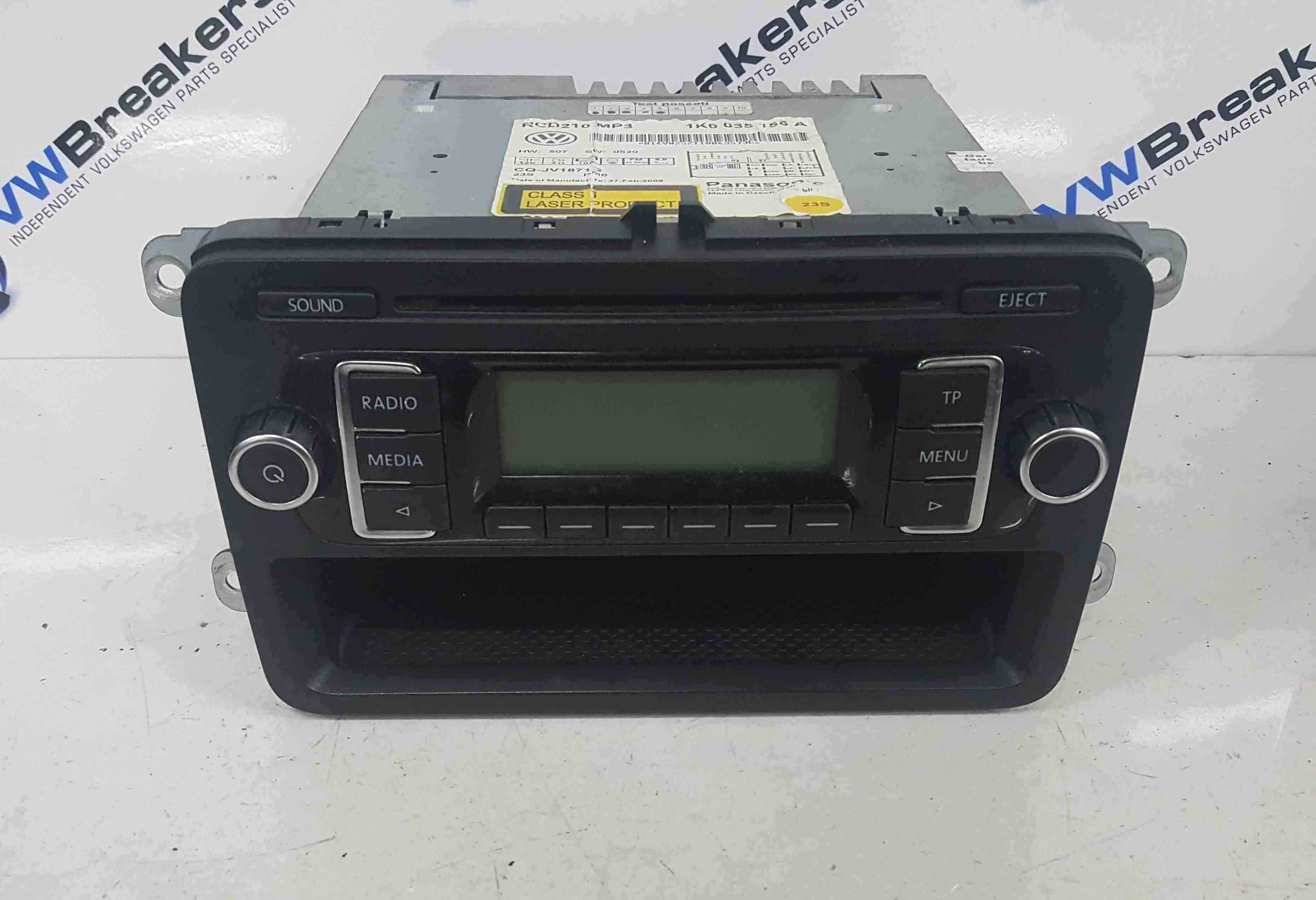 Original VW Golf 6 Autoradio CD Radio 1K0035156AX in Nordrhein-Westfalen -  Krefeld, Auto Hifi & Navigation Anzeigen