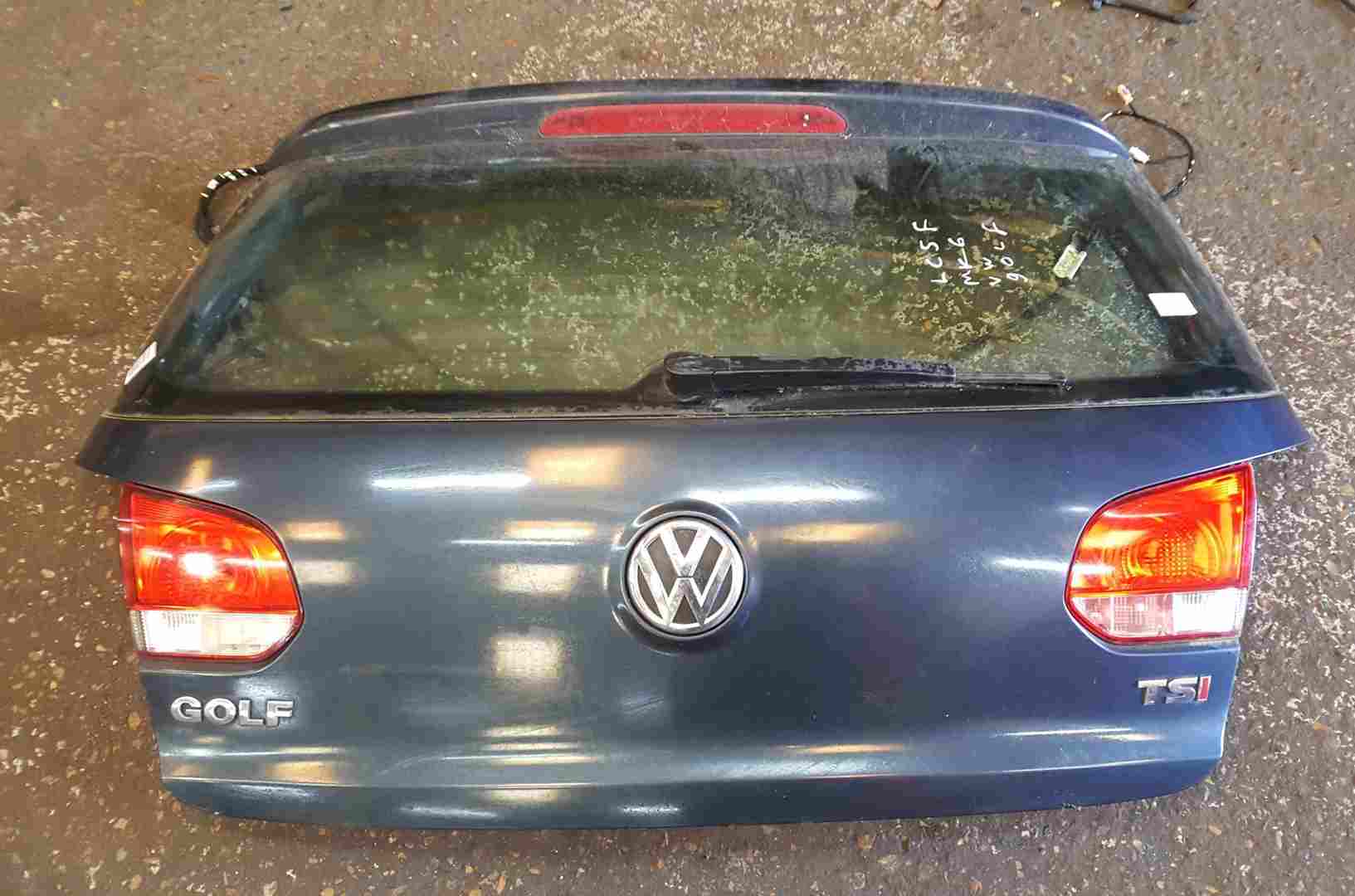 Volkswagen Golf MK6 2009-2012 Rear Boot Tailgate Blue Grey LC5F
