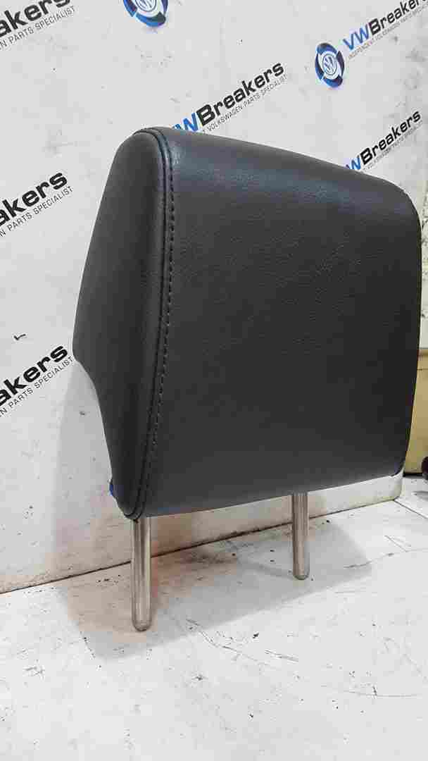 Volkswagen Golf MK6 2009-2012 Reart Seat Chair Leather Head Rest Black X1
