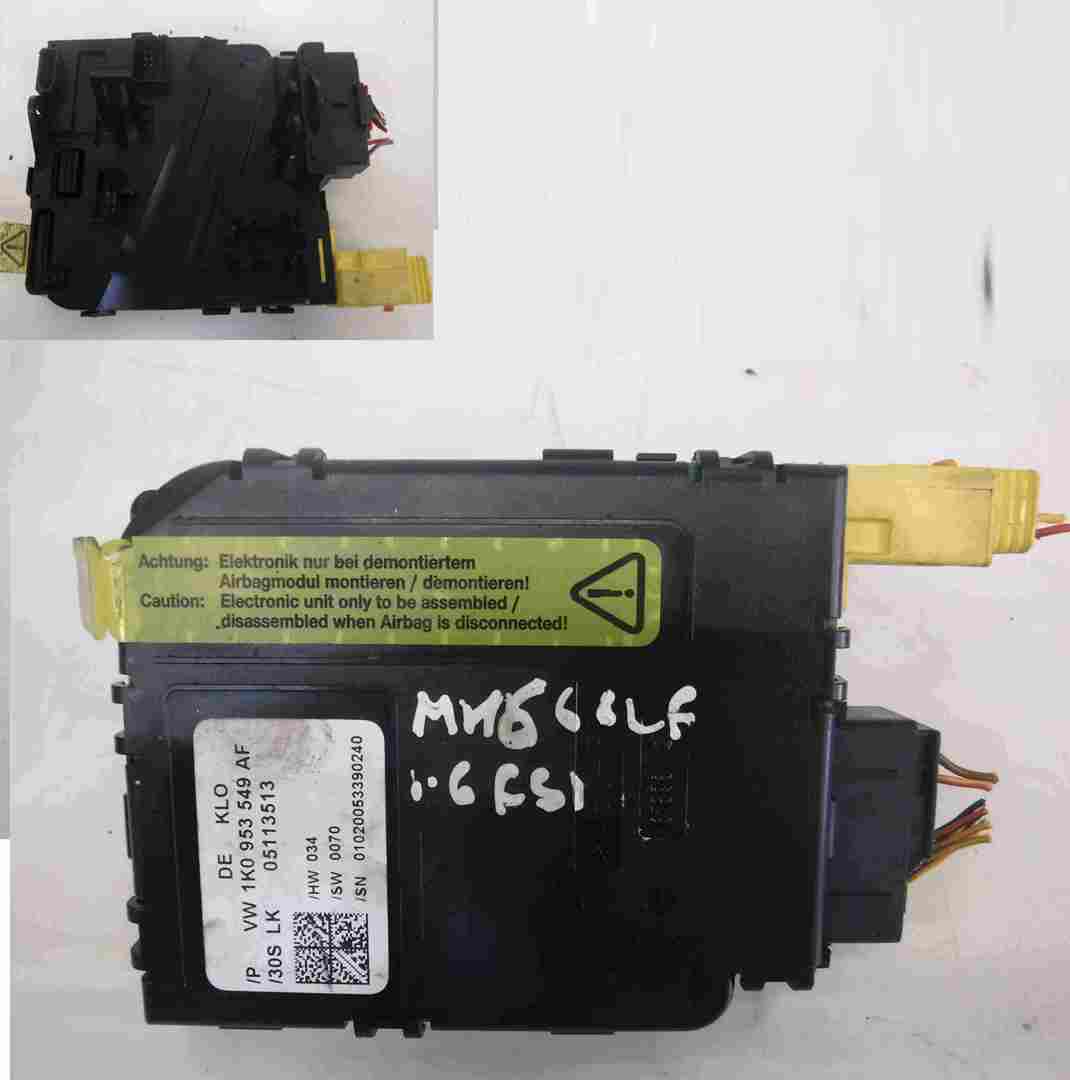 Volkswagen Golf MK6 2009-2012 Steering Wheel Angle Sensor 1K0953549AF