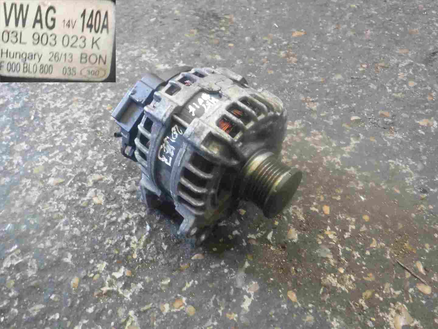 Volkswagen Golf MK7 2012-2017 1.6 2.0 TDI Alternator 03L903023K 03L903023L