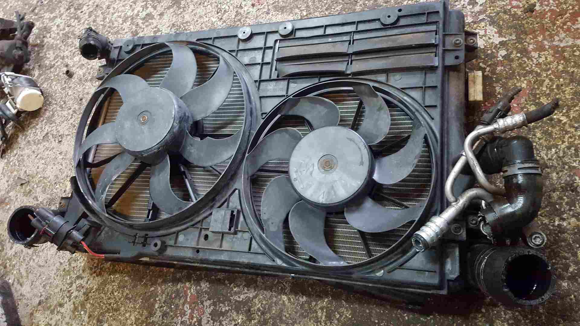 Volkswagen Golf MK7 2012-2017 2.0 TDI Rad Radiator Pack Aircon Cooling FAN