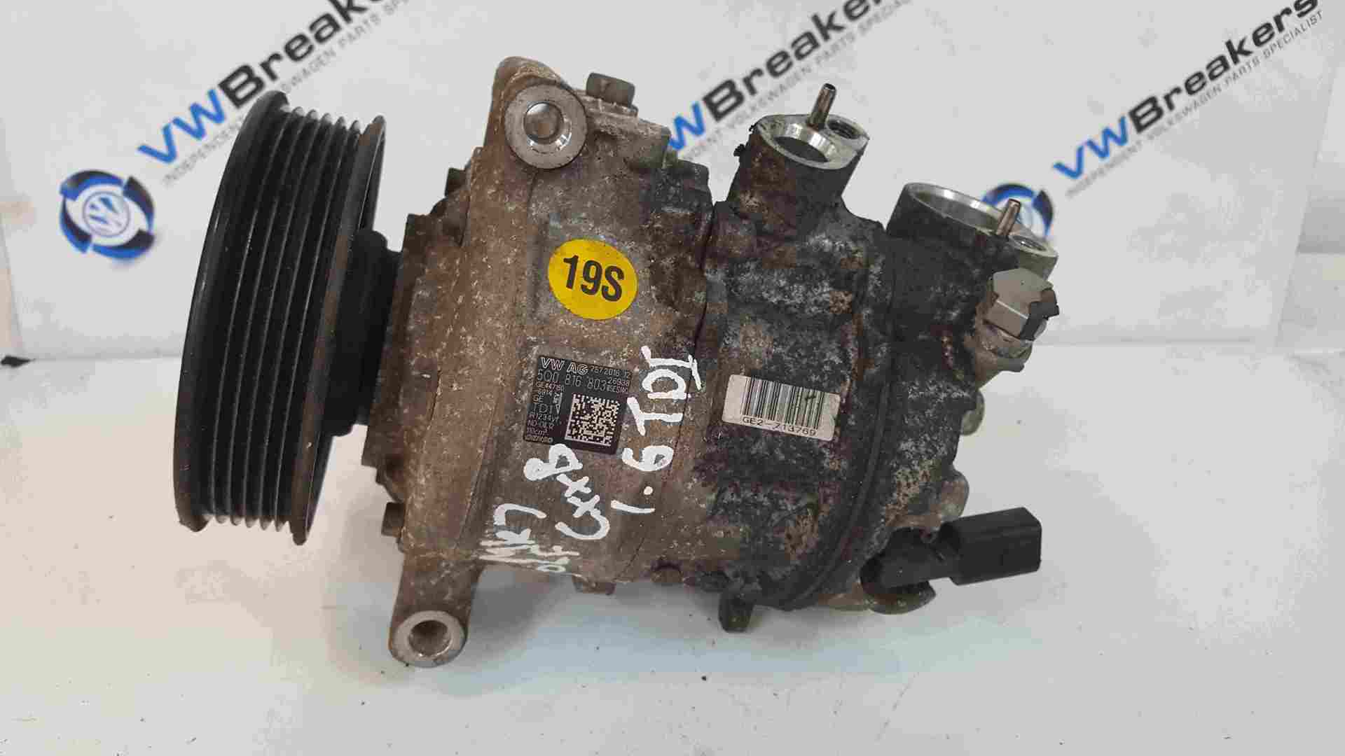 Volkswagen Golf MK7 2012-2017 Aircon Pump Compressor Unit 5Q0816803