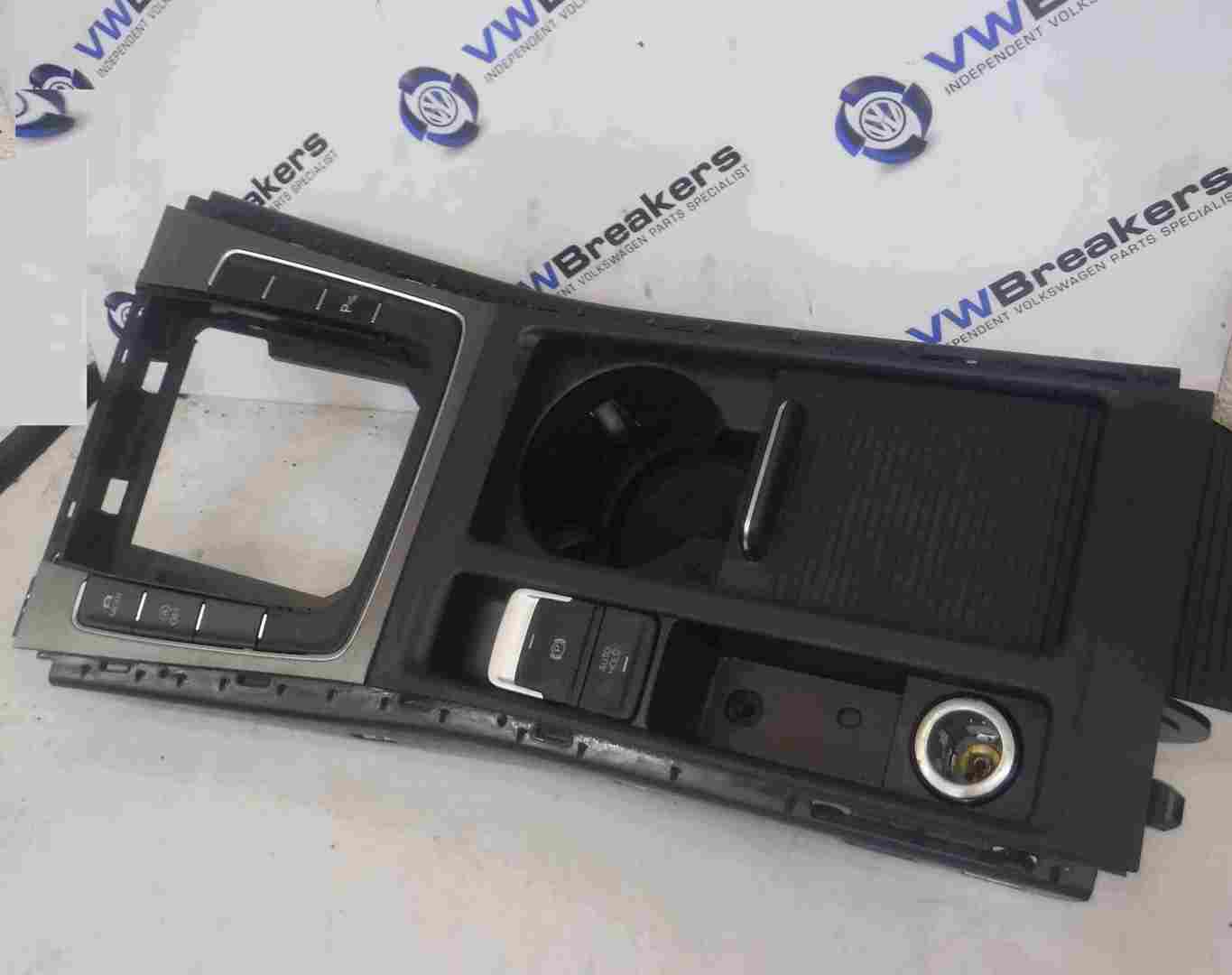 Volkswagen Golf MK7 2012-2020 Centre Console Cup Holder Handbrake Hold Switch DARK GREY