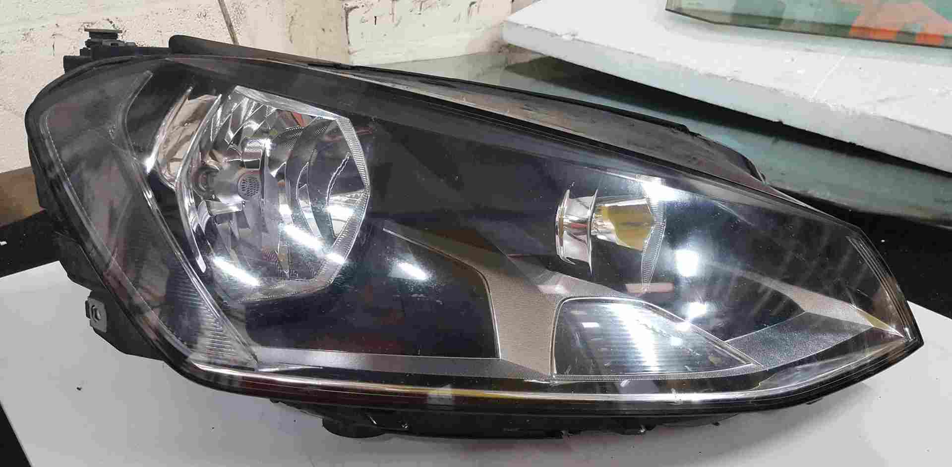 Volkswagen Golf MK7 2012-2017 Drivers OSF Front Headlight Black Backing