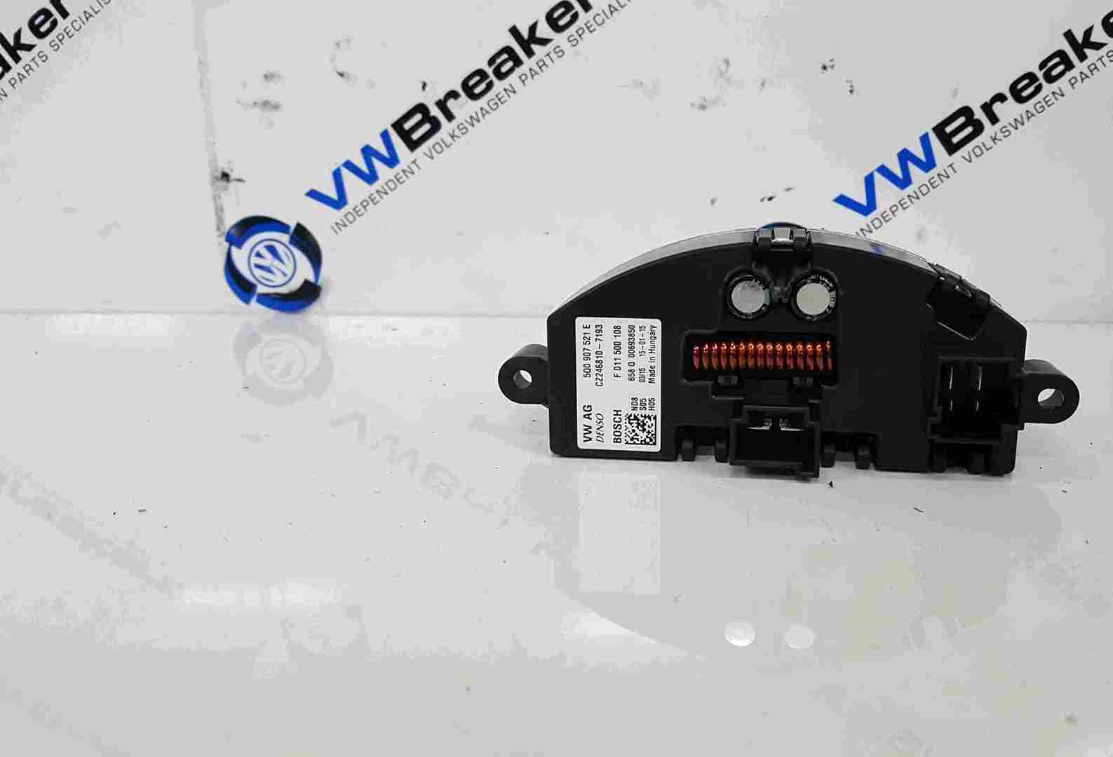 Volkswagen Golf MK7 2012-2017 Heater Motor Resistor 5Q0907521E