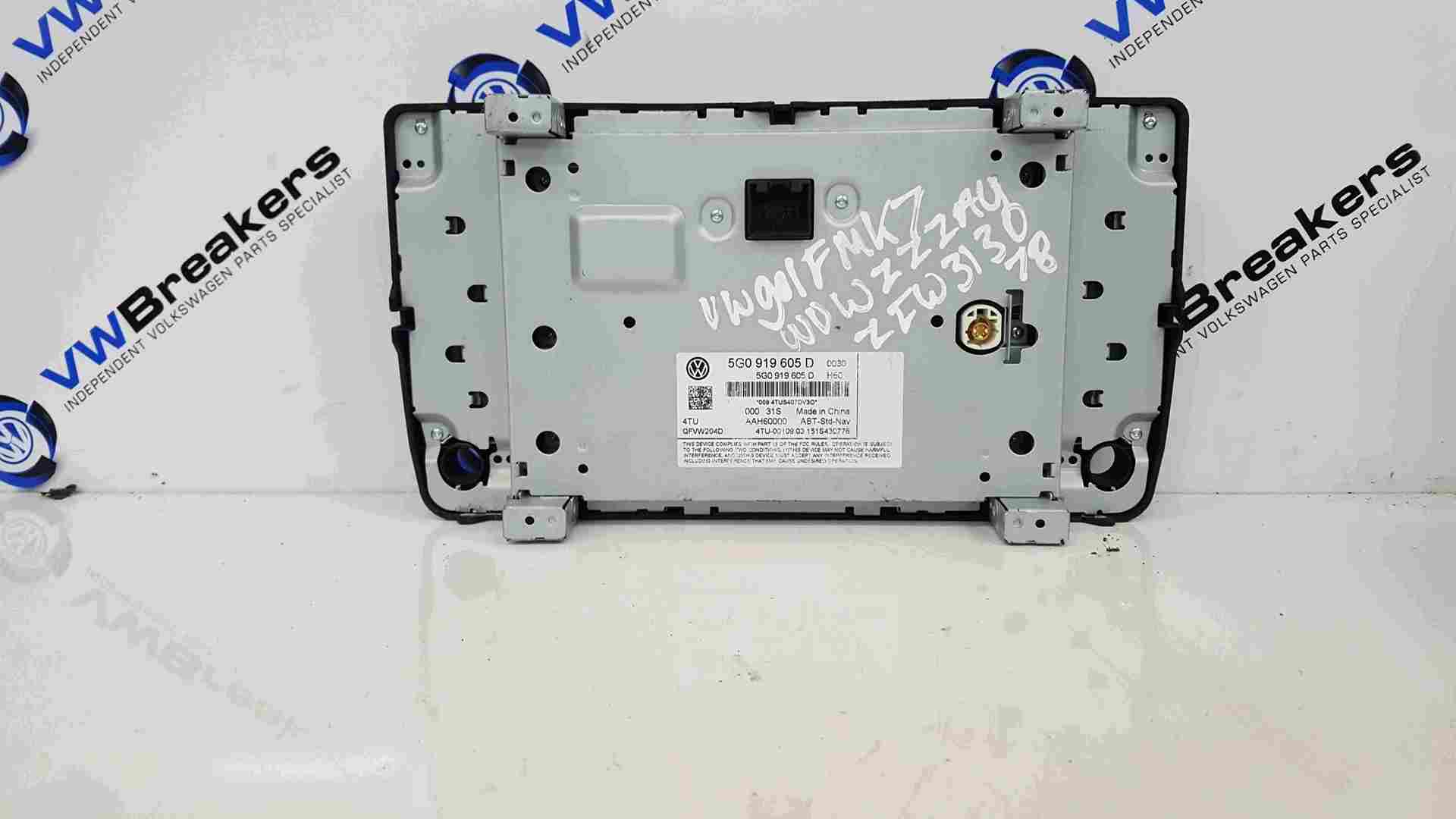 Volkswagen Golf MK7 20122017 Infotainment Touch Screen Display Sat Nav