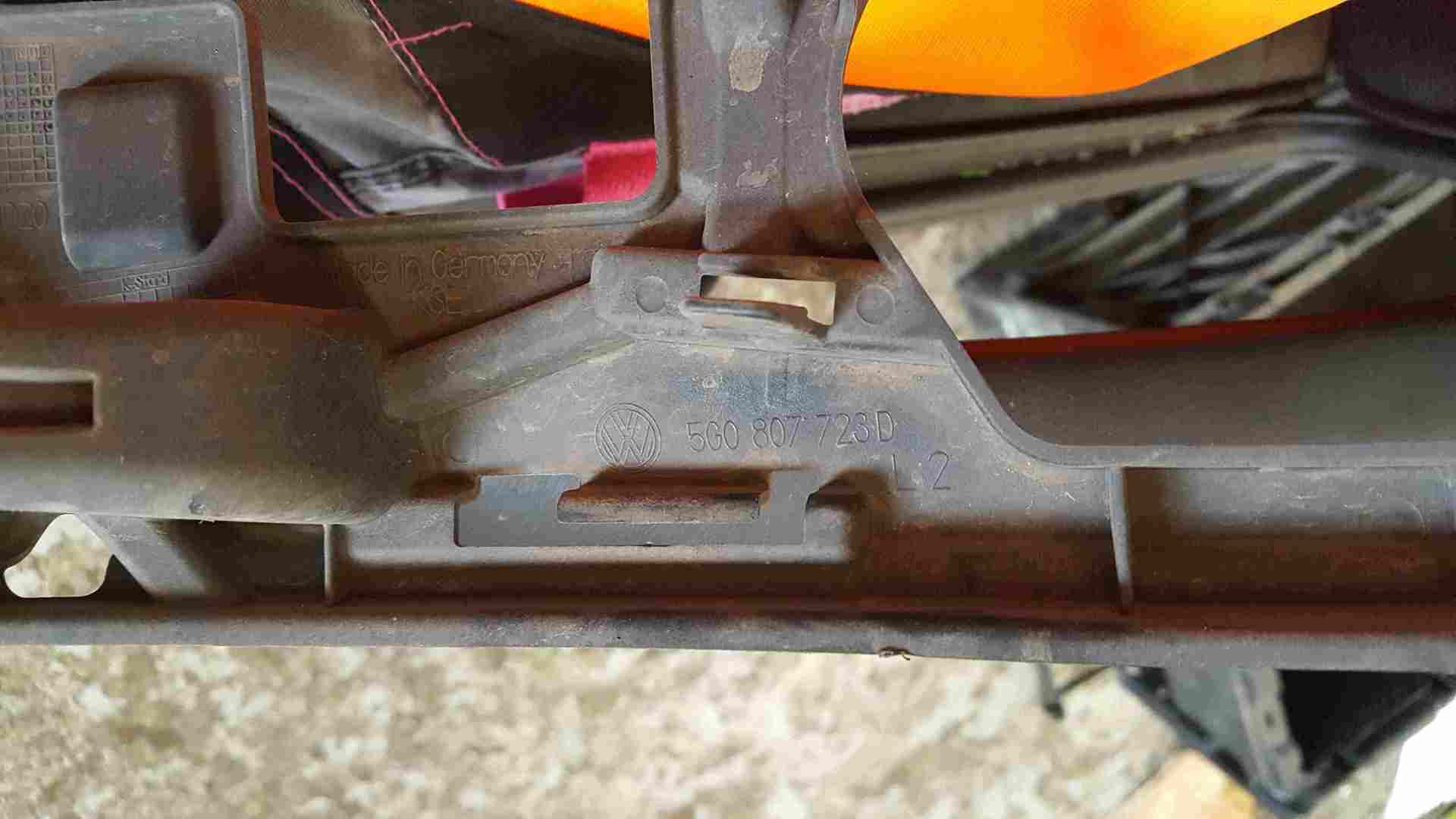 Volkswagen Golf MK7 2012-2017 Passenger NSF Front Bumper Bracket 5G0807723D