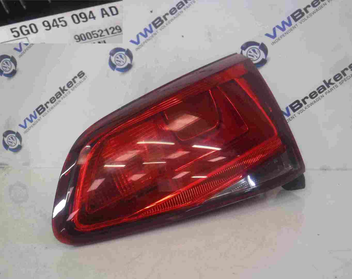 Volkswagen Golf MK7 2012-2017 Drivers OSR Rear Inner Boot Light 5G0945094AD