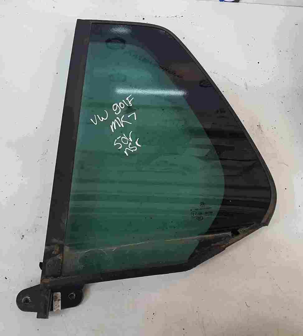 Volkswagen Golf MK7 2012-2017 Passenger NSR Rear Window Glass 5dr Small Quarter