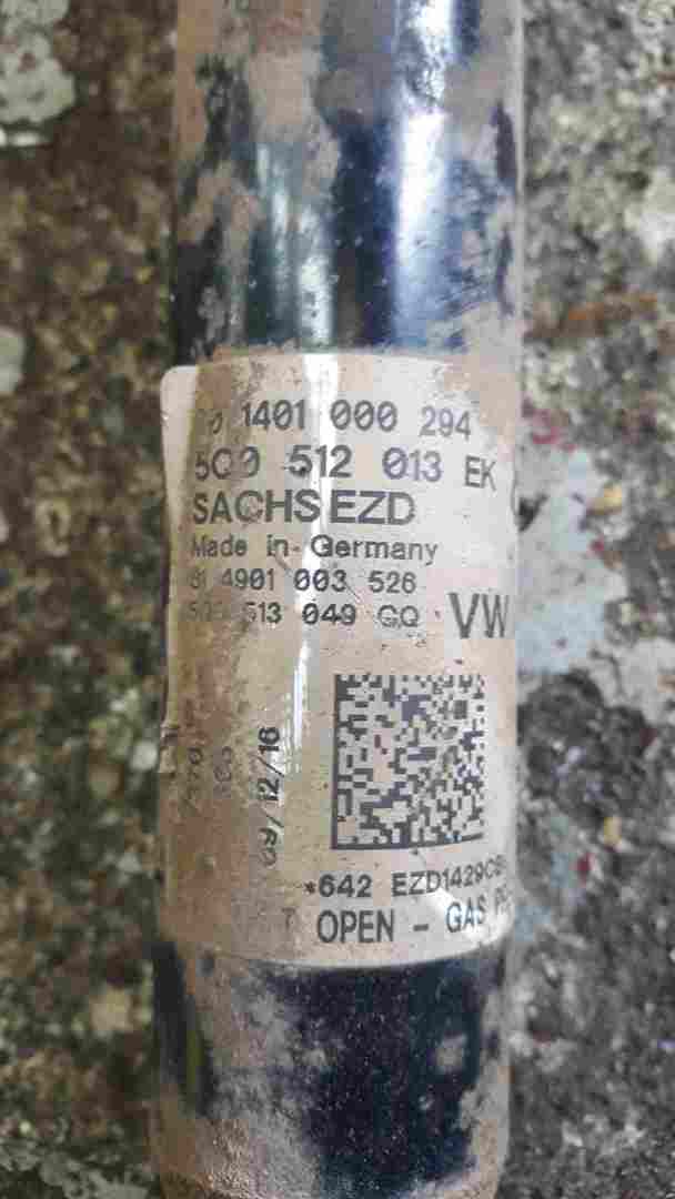 Volkswagen Golf MK7 2012-2017 Rear Shock Absorber X1 5Q0512013EK