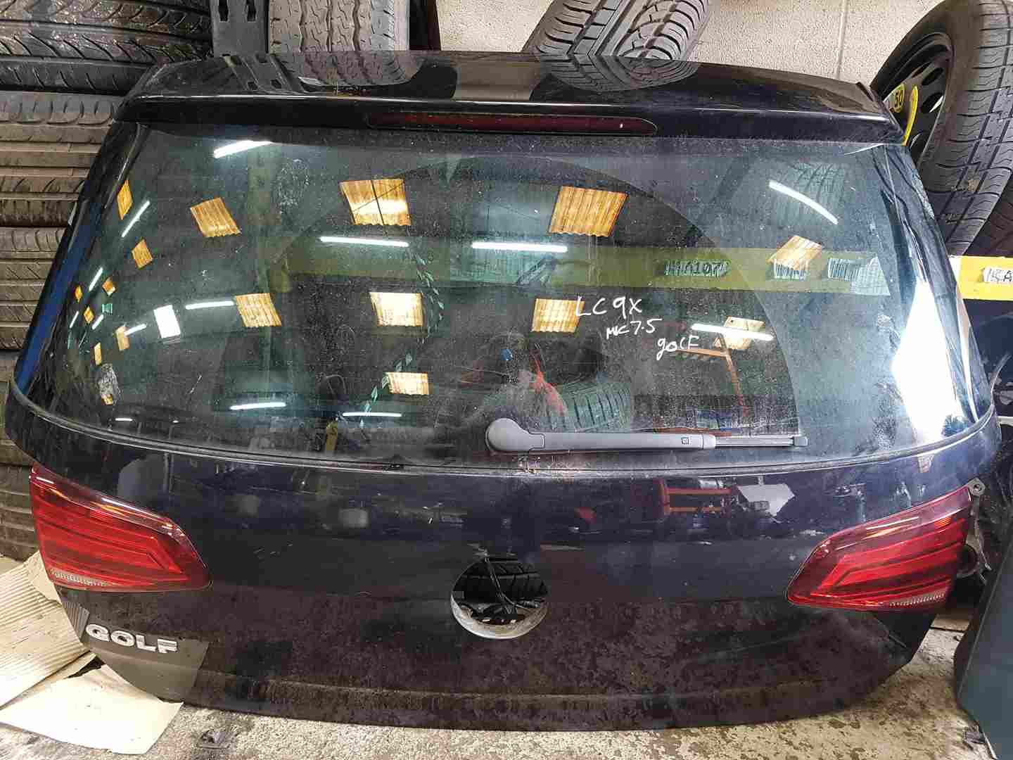 Volkswagen Golf MK7 2017-2020 Rear Boot Tailgate Black Lc9x