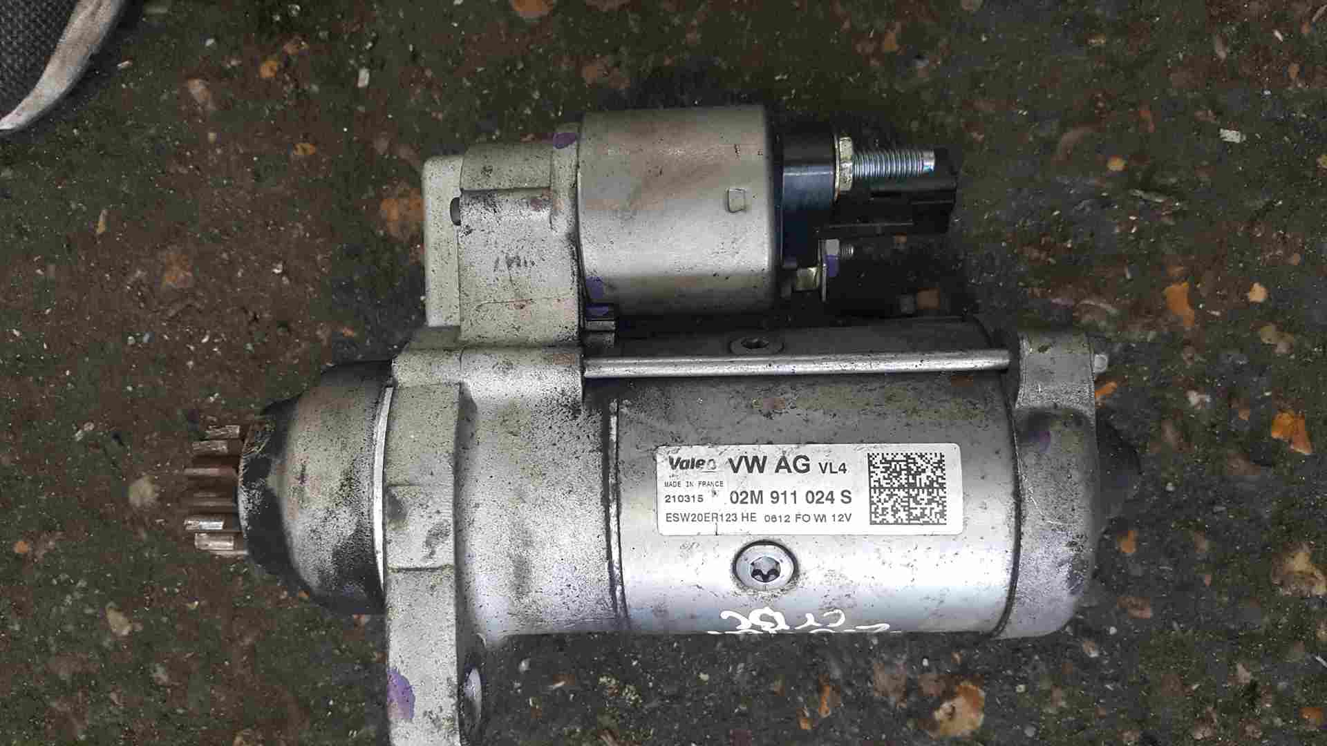 Volkswagen Golf MK7 Audi A3 2012-2017 2.0 TDi Starter Motor 02M911024S