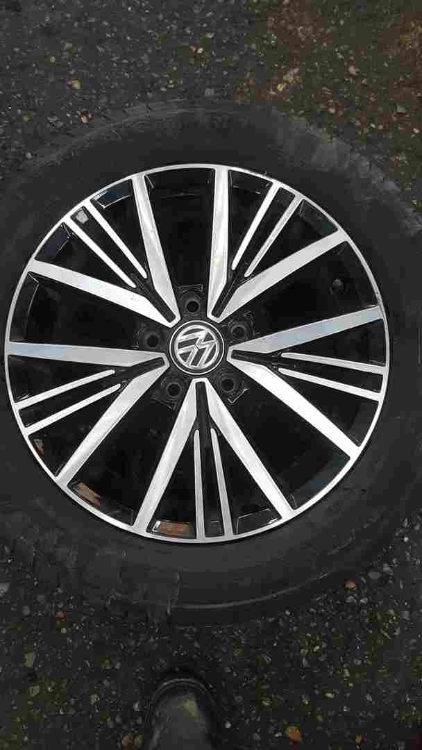 Volkswagen Golf MK7.5 2017-2020 Diamond Cut Alloy Wheel 16inch 4/5 5G0601025CD