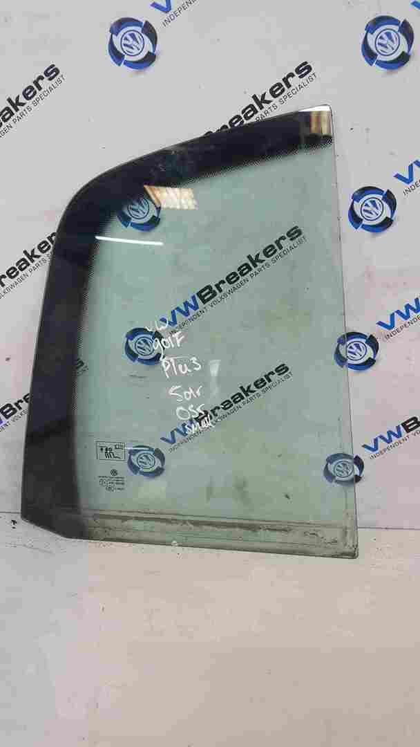 Volkswagen Golf Plus MK5 2003-2009 Drivers OSR Rear Small Glass Window