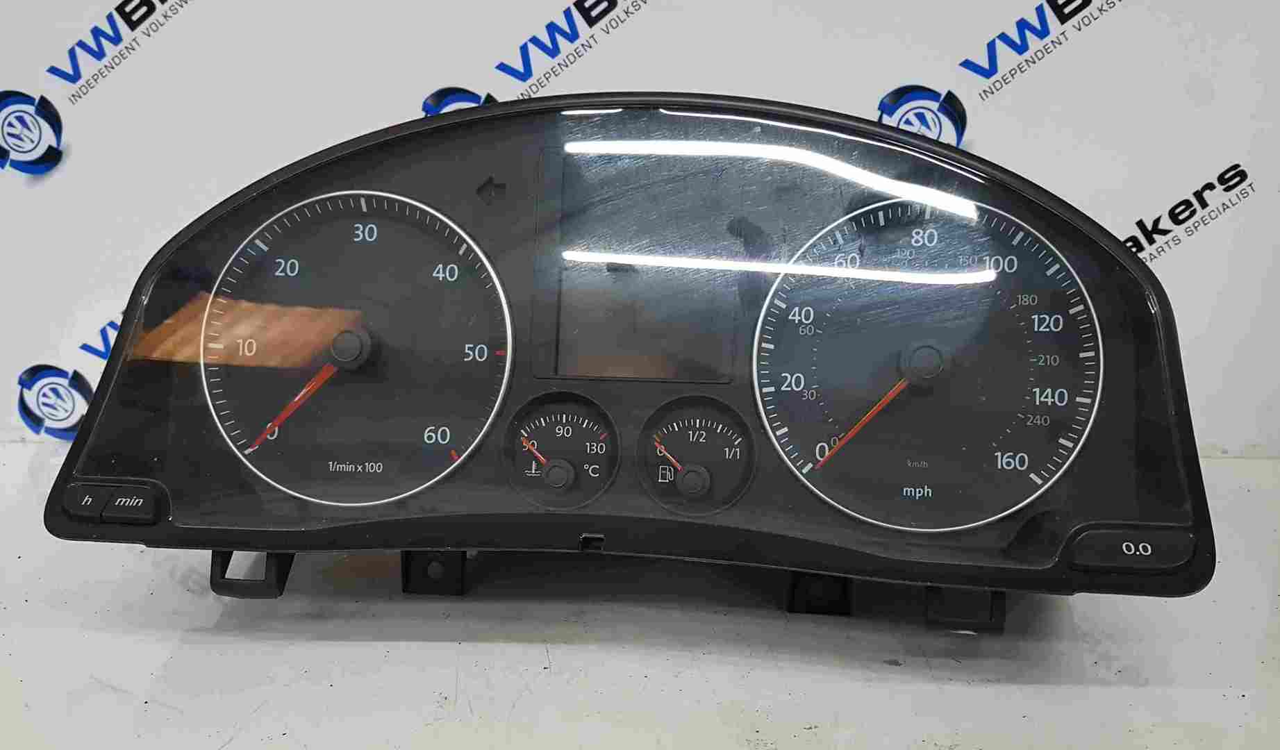 Volkswagen Golf Plus MK5 2003-2009 Instrument Panels Dials Clocks 161K
