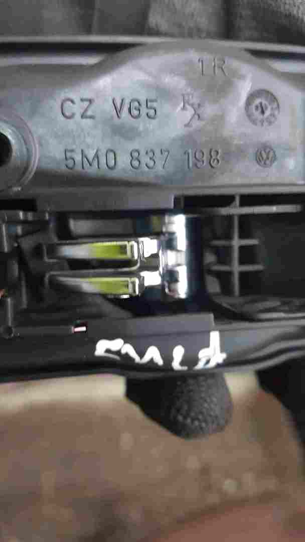 Volkswagen Golf Plus MK6 2009-2012 Drivers OSF Front Interior Door Handle