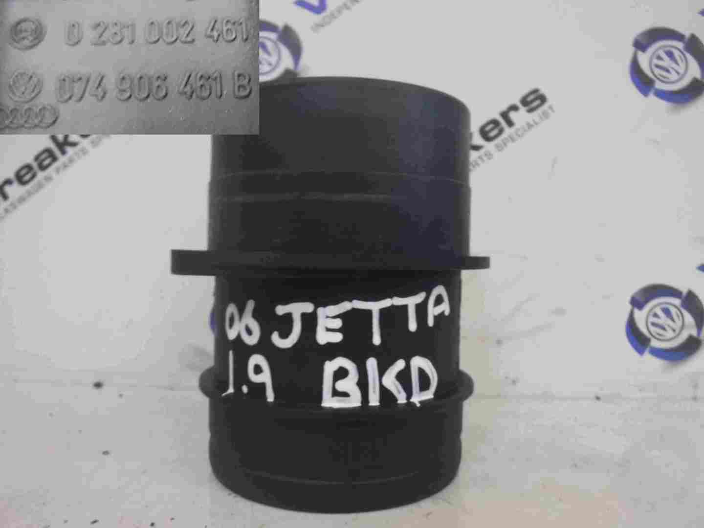 Volkswagen Jetta A5 2005-2011 A5 2.0 TDI MAF Mass Air Flow Sensor 074906461B