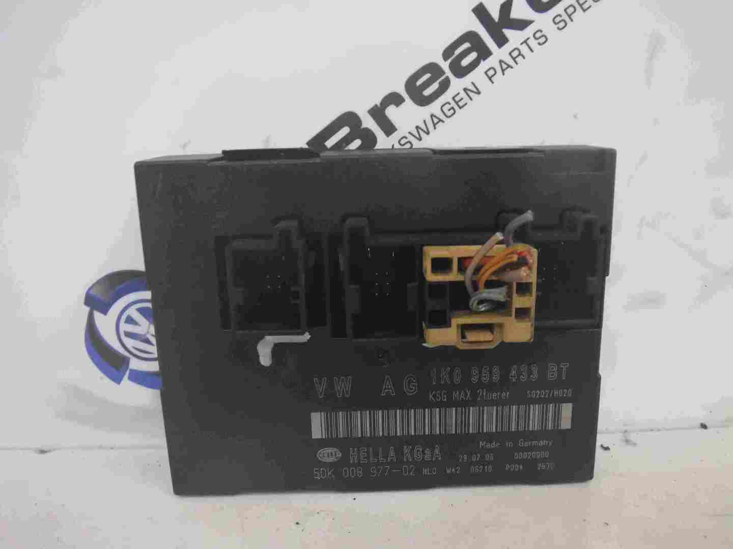 Volkswagen Jetta A5 2005-2011 Mk5 Golf ECU Comfort Control Unit 1K0959433BT