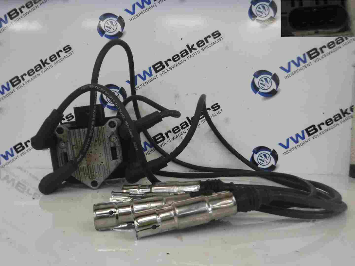 Volkswagen Lupo 1998-2005 1.0 8v Ignition Coil Pack  Leads