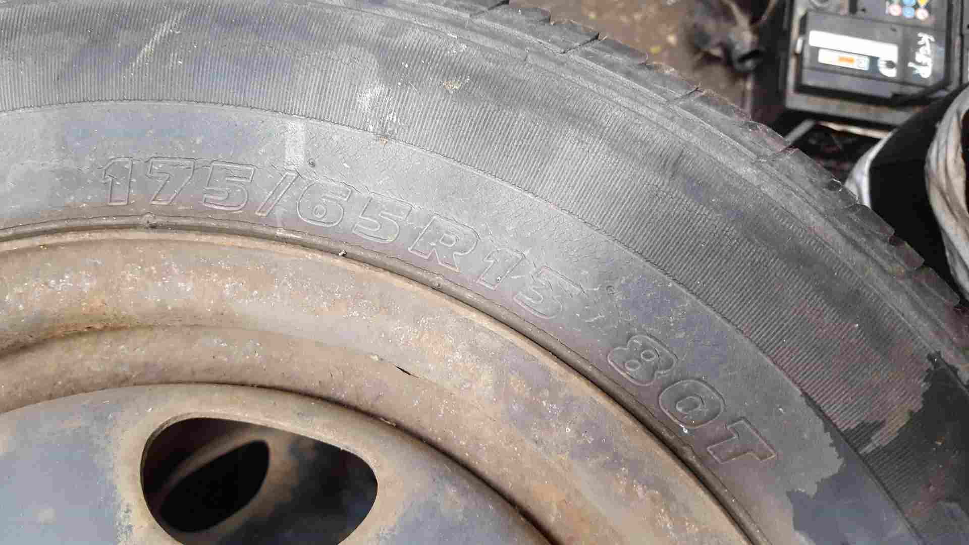 Volkswagen Lupo 1998-2005 Steel Wheel RIM + Tyre 175 65 13 6Mm Tread 4/5