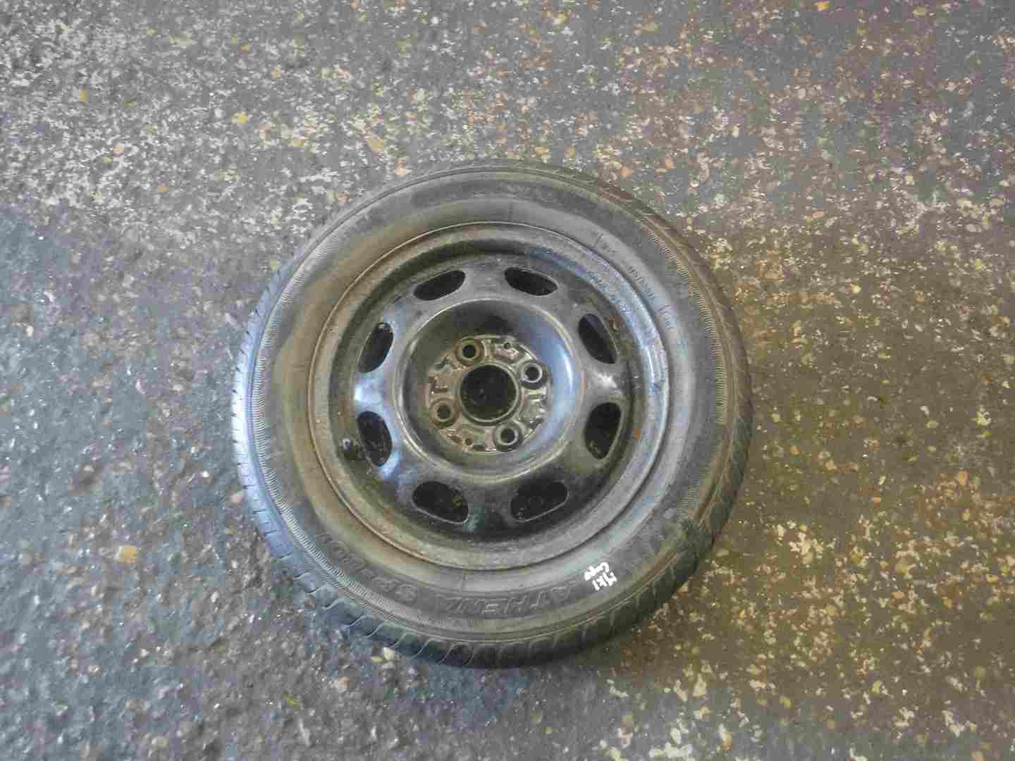 Volkswagen Lupo 1998-2005 Steel Wheel Rim + Tyre 175 65 13 6mm Tread 3/5