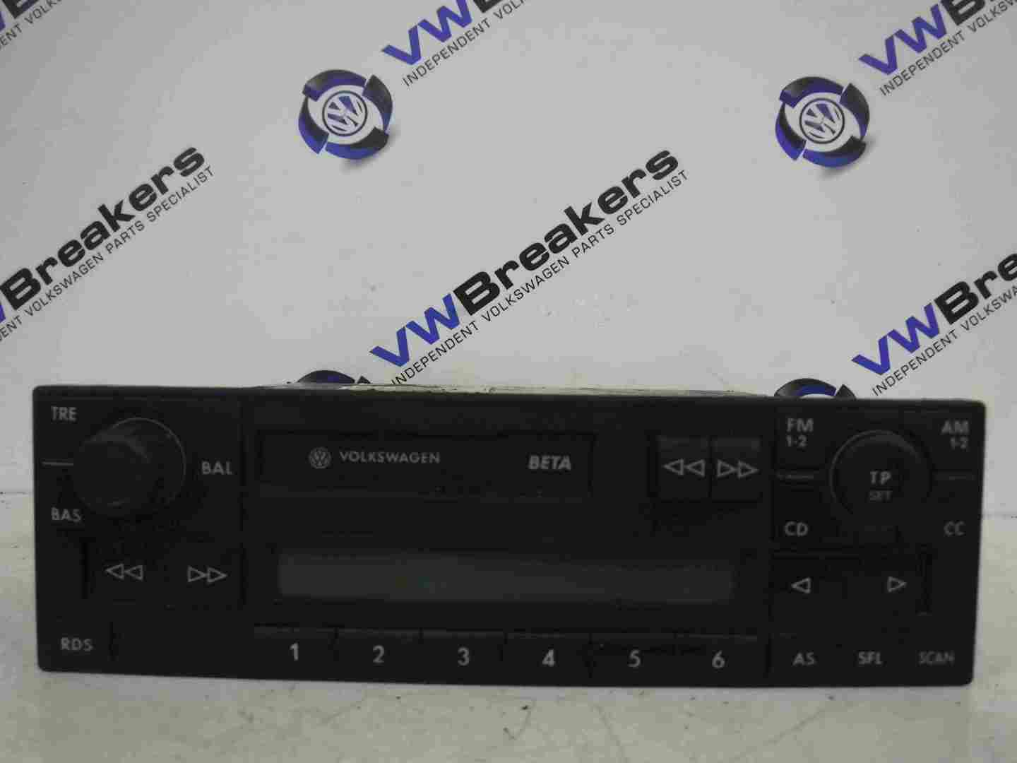 Volkswagen MK4 Golf 1997-2004 Casette Tape Player Radio WITH CODE 1J0035152E