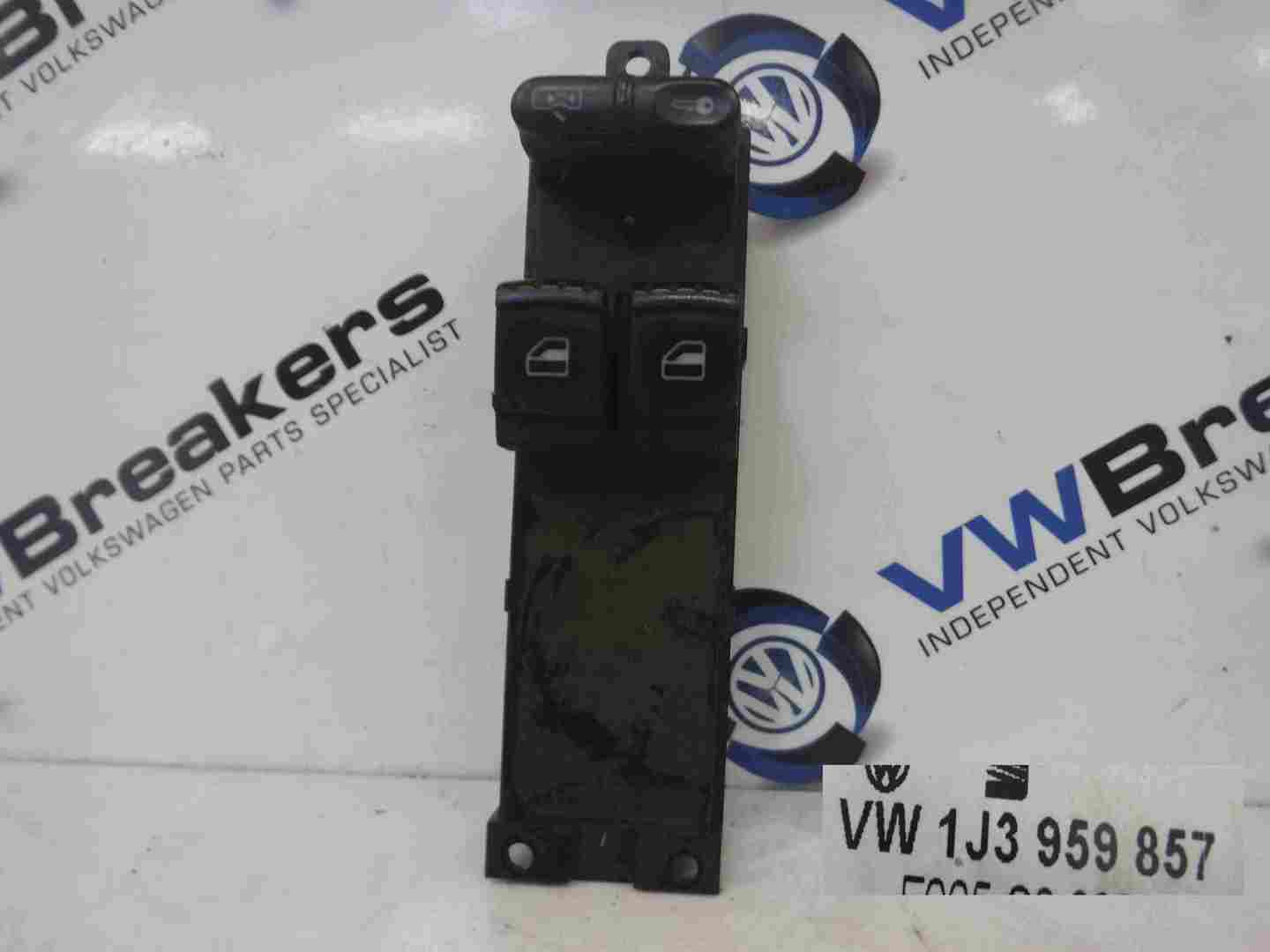 Volkswagen Passat 1996-2000 B5 Drivers OSF Front Window Switch 1J3959857