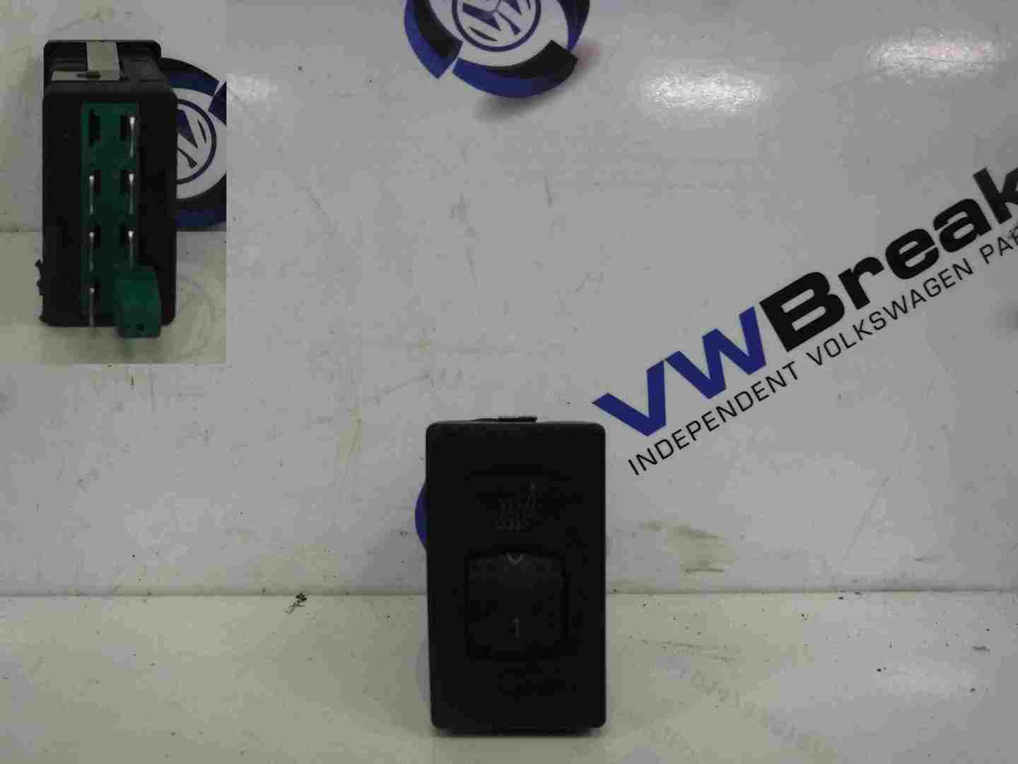 Volkswagen Passat 2001-2005 B5.5 Heated Seat Switch Button Adjuster Green Plug