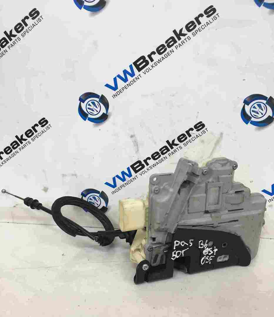 Volkswagen Passat B6 2005-2010 Drivers OSF Front Door Lock Mechanism Catch
