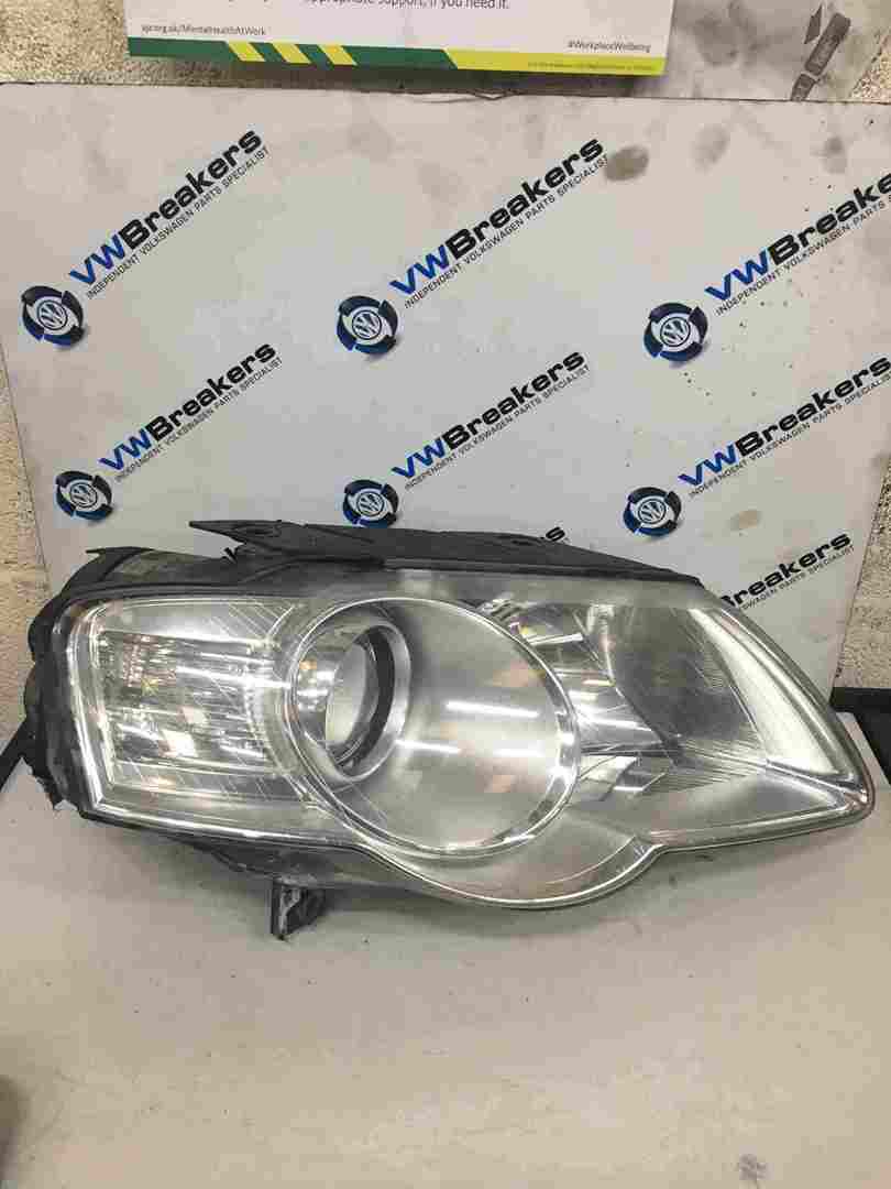 Volkswagen Passat B6 2005-2010 Drivers OSF Front Headlight 3C0941006T 3C0941006R