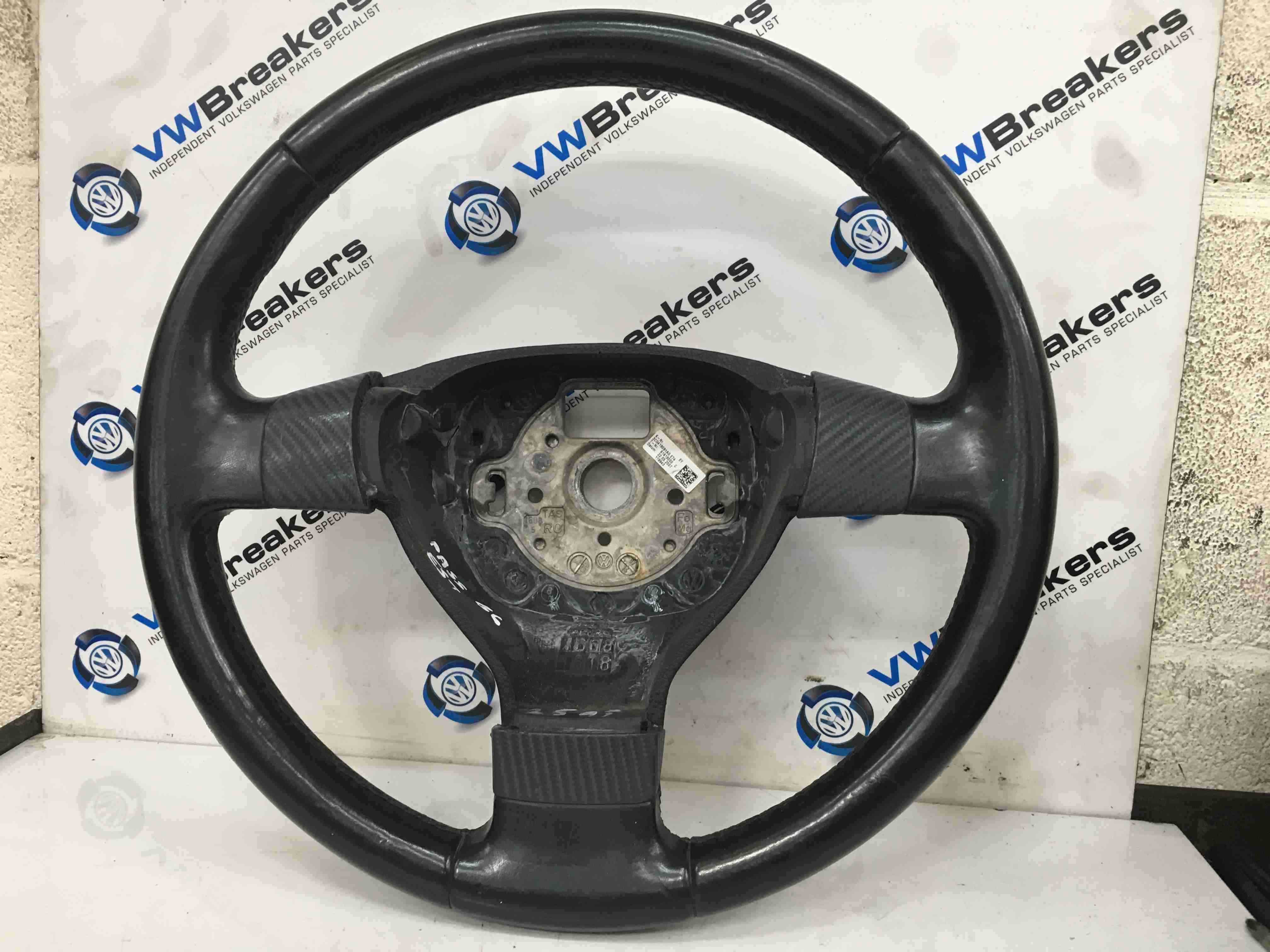 Volkswagen Passat B6 2005-2010 Leather Steering Wheel 3C0419091AG