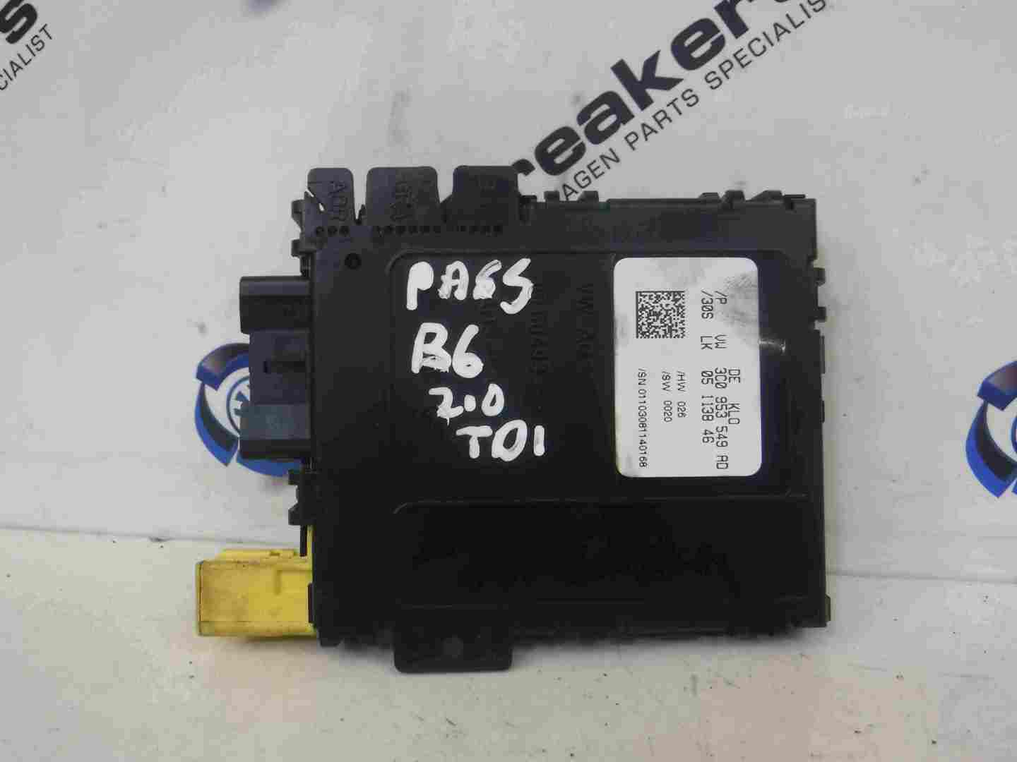 Volkswagen Passat B6 2005-2010 Steering Wheel Angle Sensor Squib 3C0953549AD