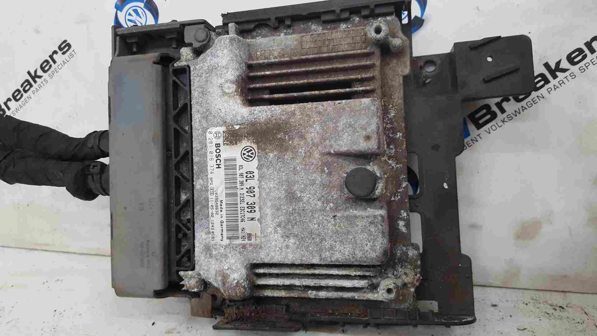 Volkswagen Passat B7 2010-2015 2.0 TDI Engine ECU Control Unit Module 03L907309n
