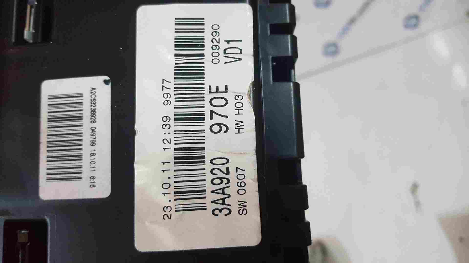 Volkswagen Passat B7 2010-2015 Instrument Panel Dials Clocks 3Aa920970e