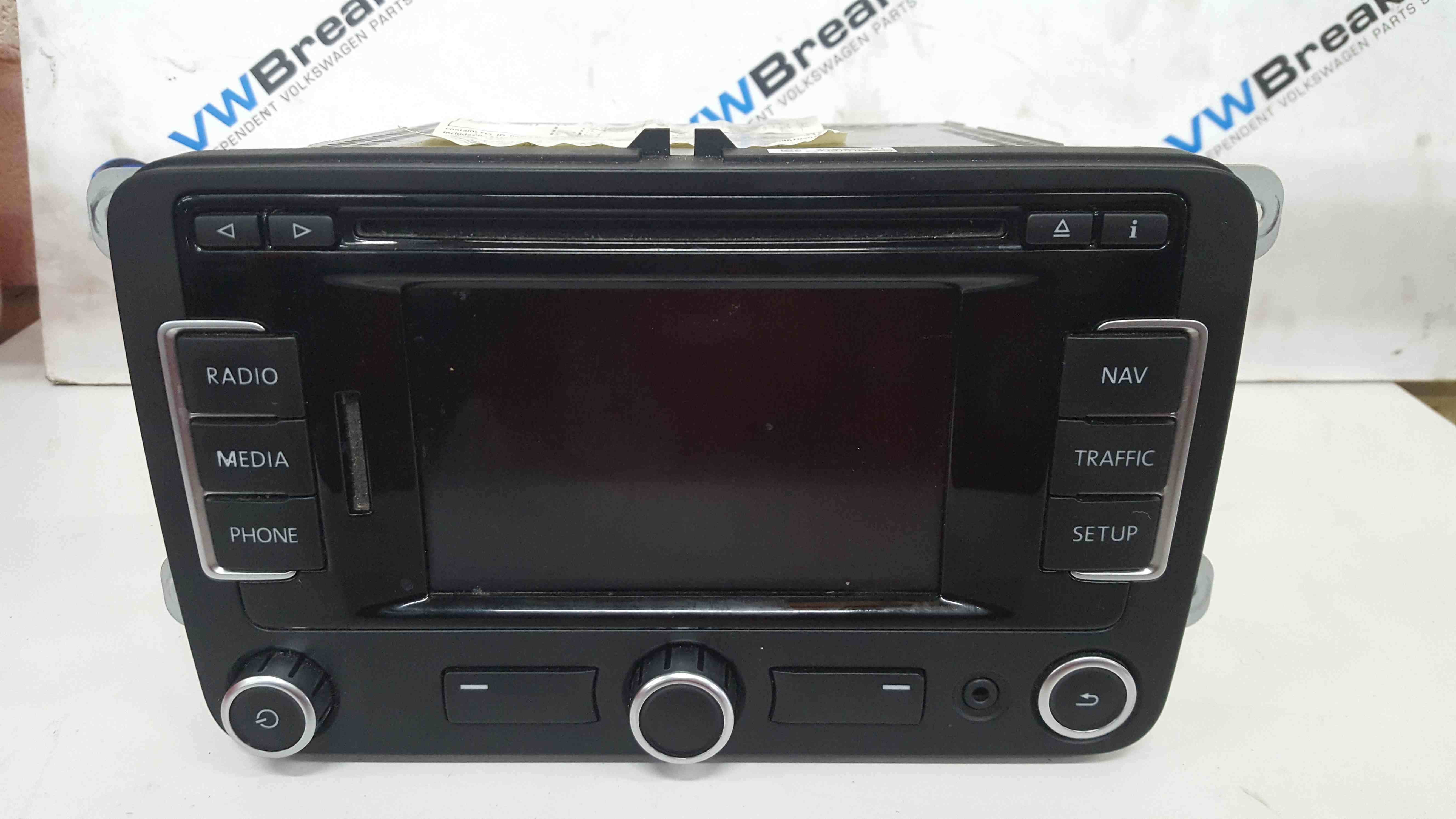 Volkswagen Passat B7 2010-2015 Radio Cd Player Head Unit SAT Nav 3C8035279B