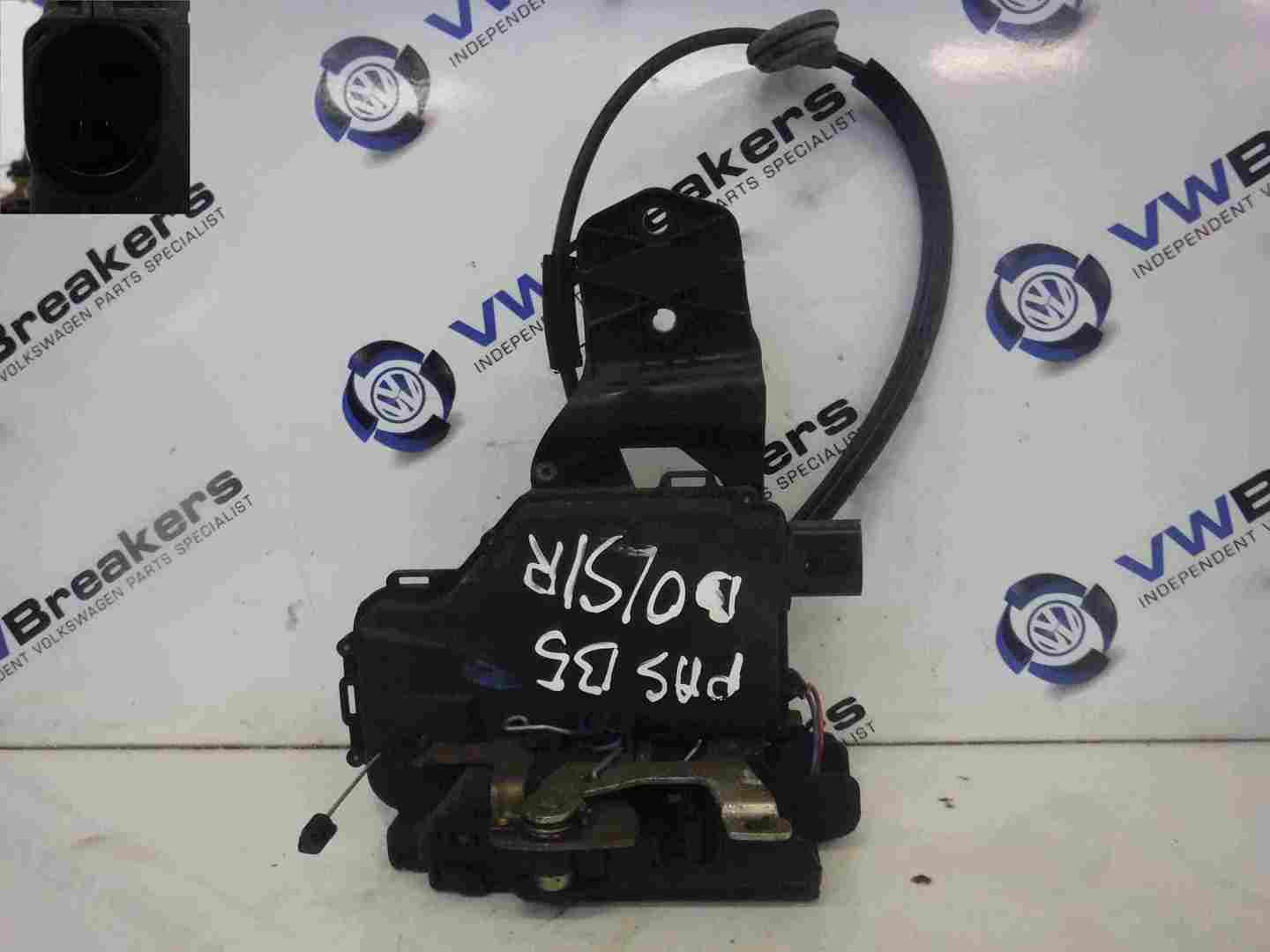 Volkswagen Passat Estate 1996-2000 B5 Drivers OSR Rear Door Lock Mechanism