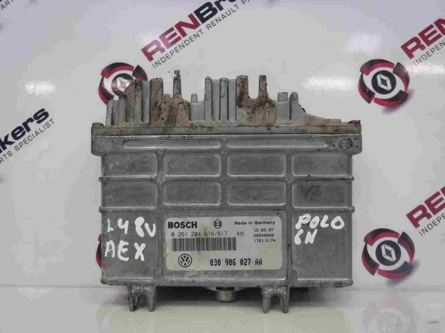 Volkswagen Polo 1995-1999 6n 1.4 8v AEX ECU 030906026AA