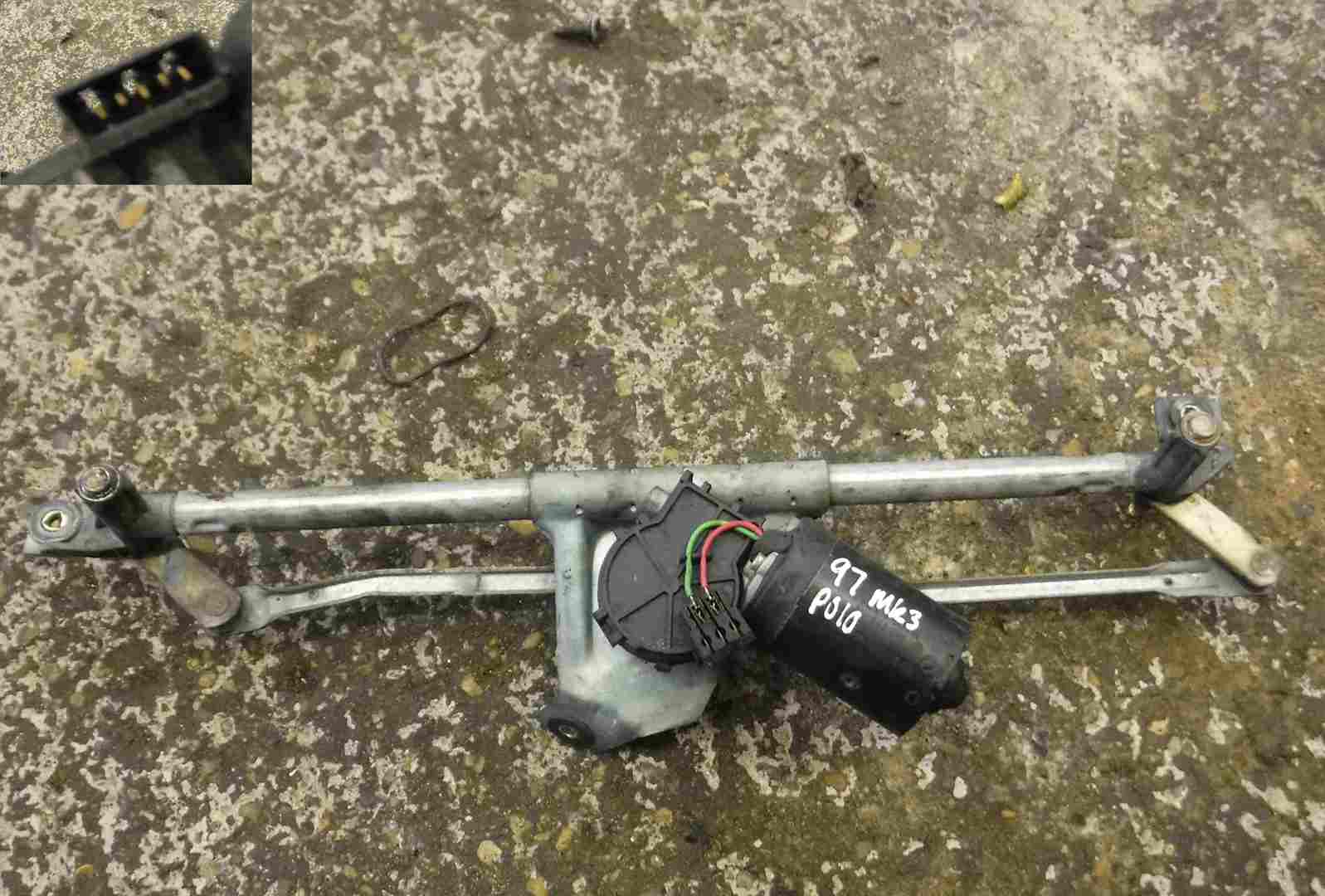 Volkswagen Polo 1995-1999 6N Wiper Motor   Linkage