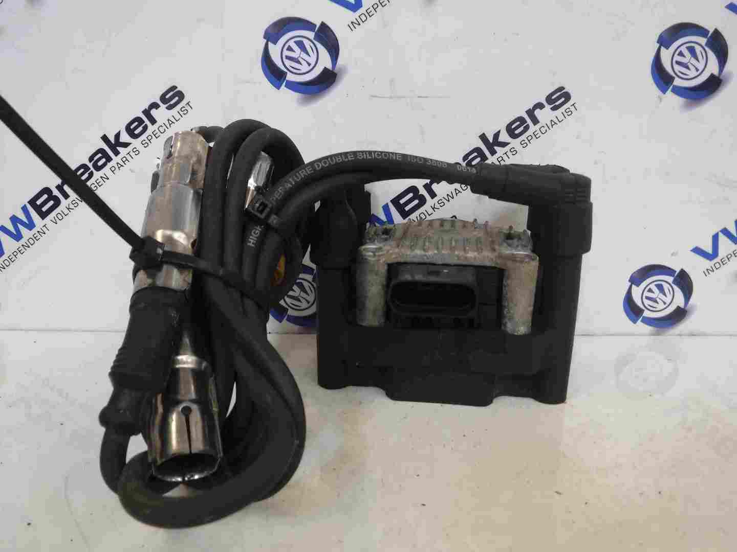 Volkswagen Polo 1999-2003 6N2 1.0 8v Ignition Coil Pack + Leads AUC