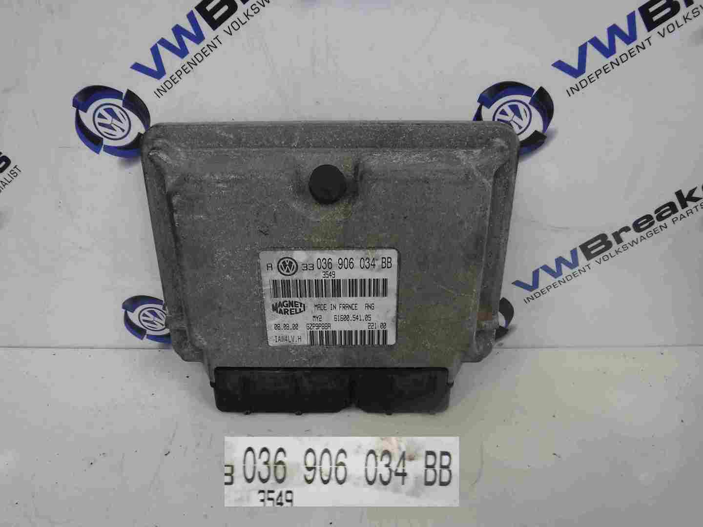 Volkswagen Polo 1999-2003 6N2 Engine Control Unit ECU 036906034BB