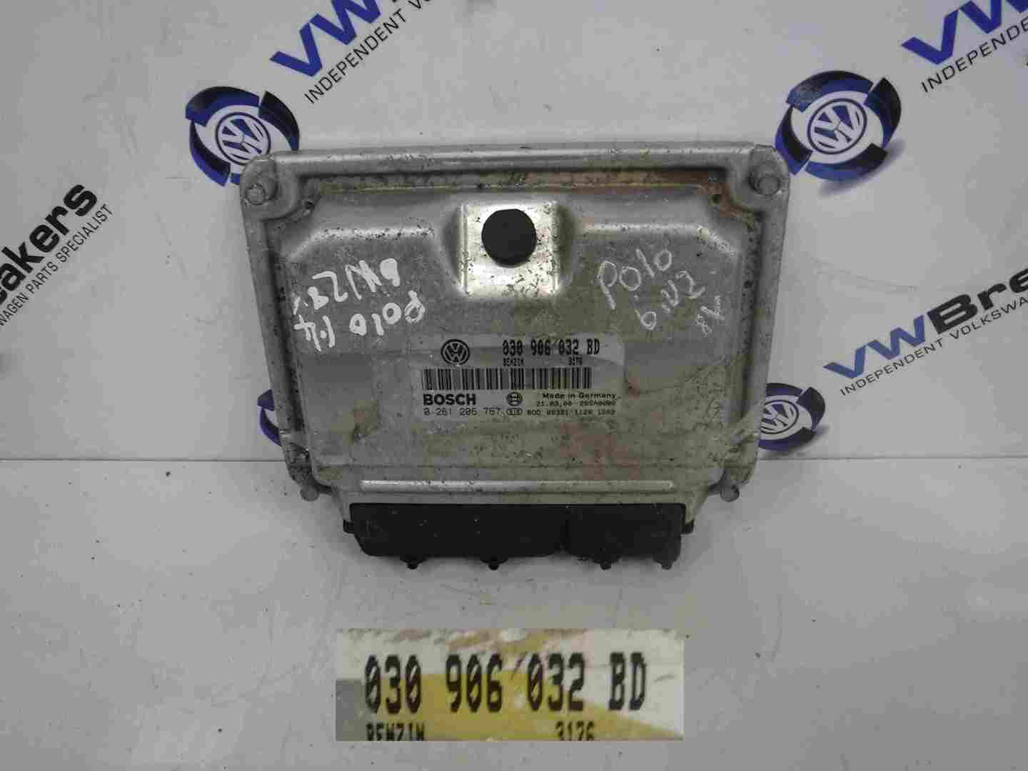 Volkswagen Polo 1999-2003 6N2 Engine Control Unit ECU Computer 030906032BD
