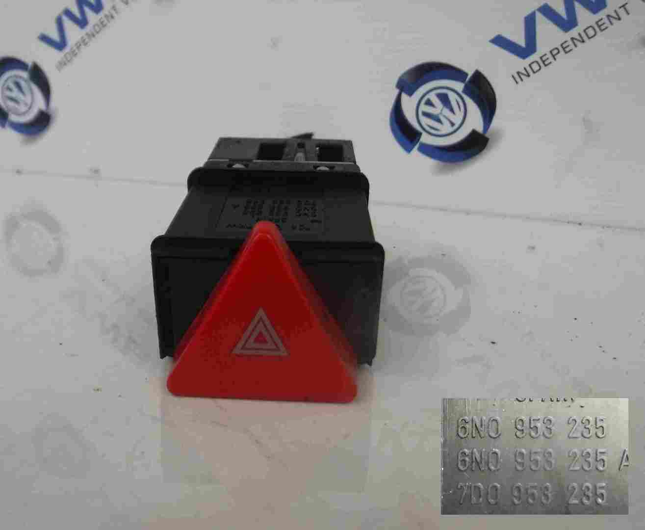 Volkswagen Polo 19992003 6N2 Hazard Warning Switch 6N0953235 Store